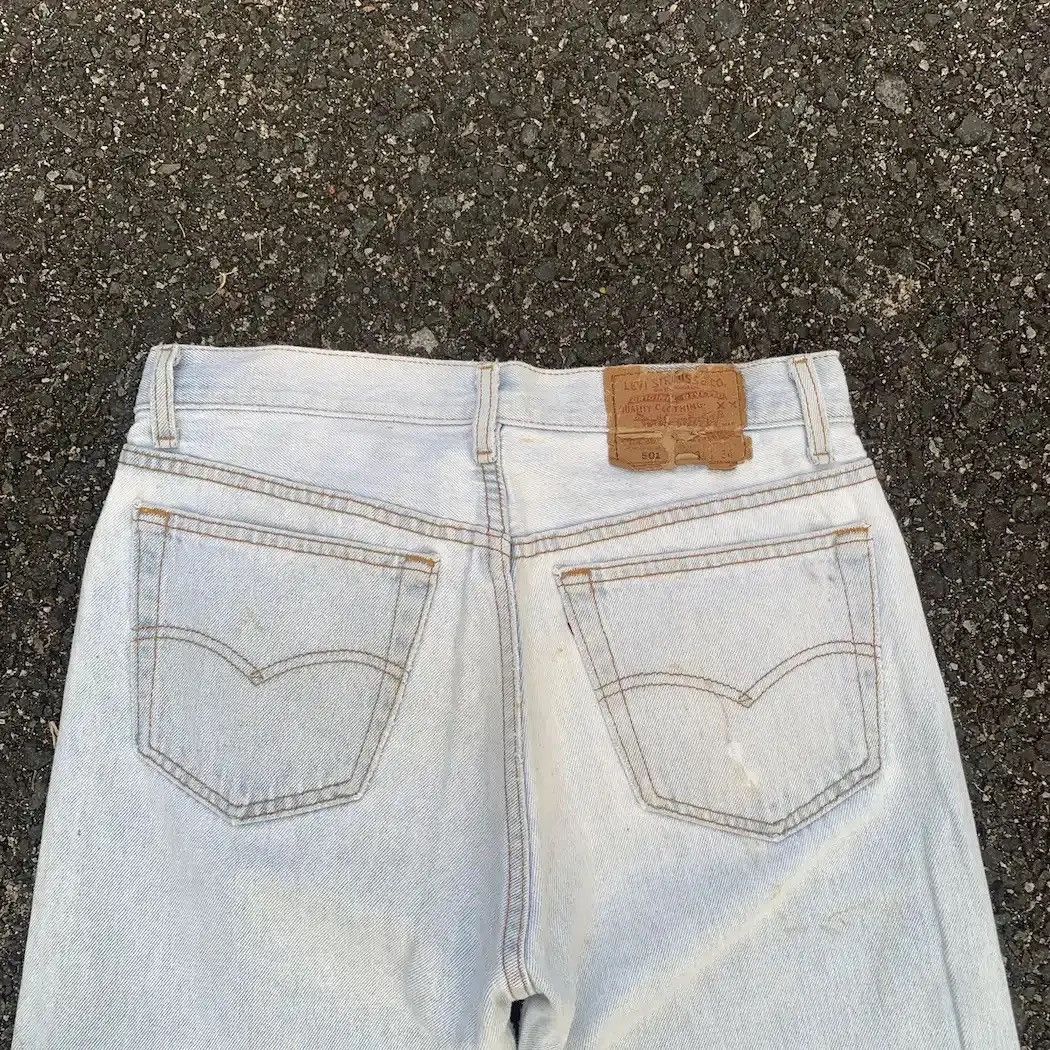 Levi's W29 L32 🔥 Vintage Levi’s 501 Rusty Dirty Levis Jeans Pants Size US 29 - 13 Thumbnail