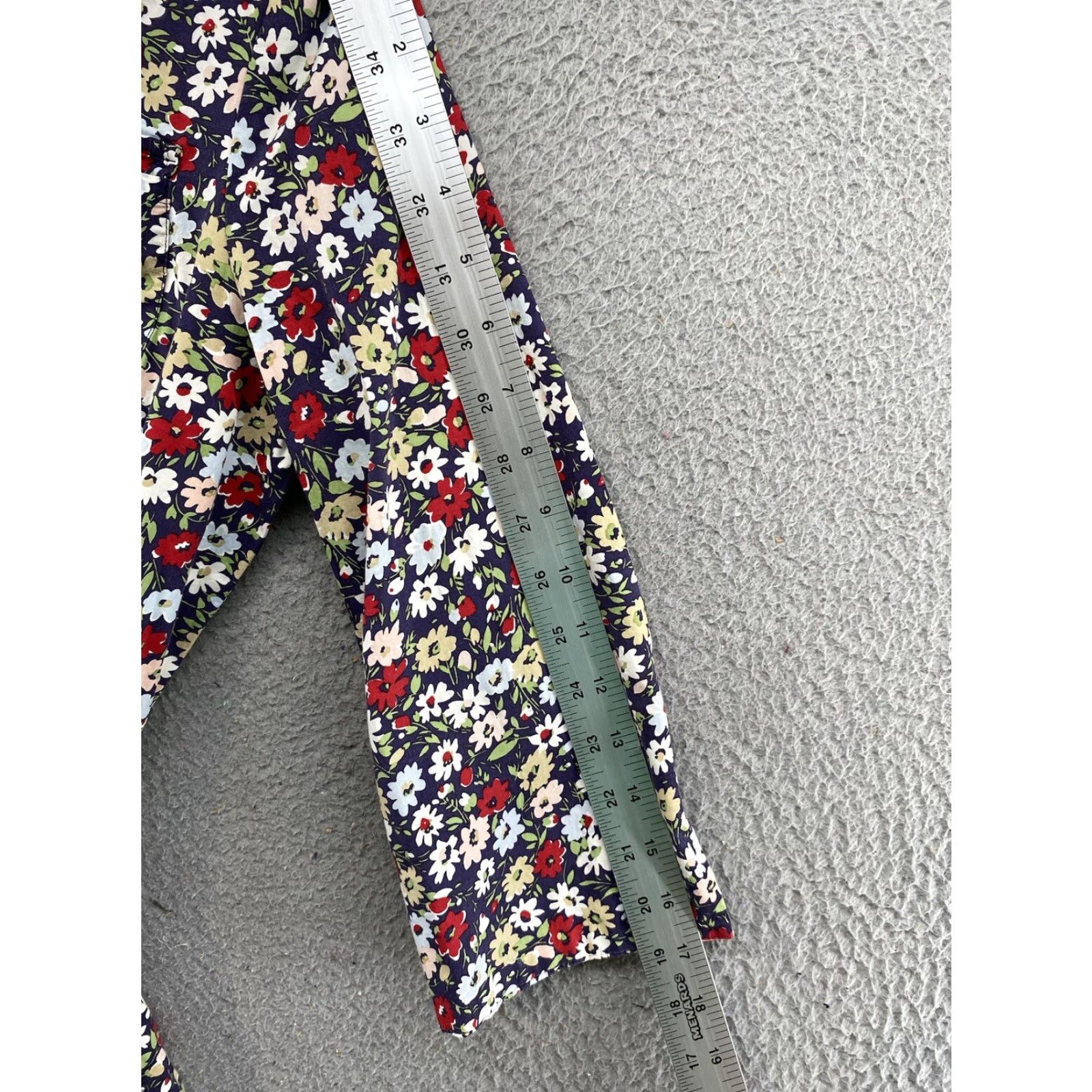 Lands' End Lands' End Floral Cotton Button Up 3/4 Sleeve Dress Women's Size 2 Multicolor Knit Dress Long Sleeves T-Shirt Dress Flowers Womens Size XS / US 0-2 / IT 36-38 - 6 Thumbnail