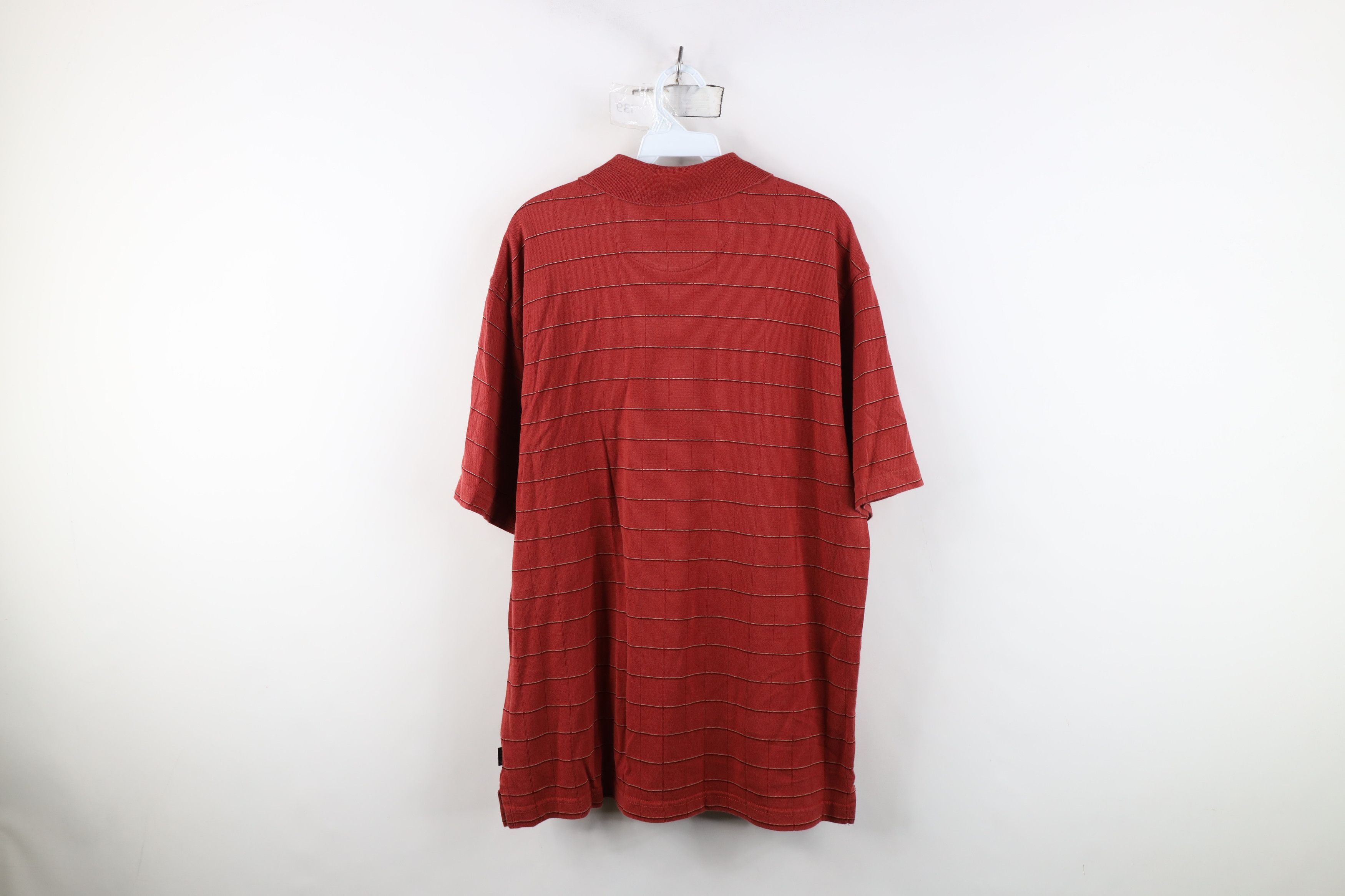 Vintage Vintage 90s Y2K Streetwear Checkered Knit Collared Golf Polo Size US L / EU 52-54 / 3 - 11 Thumbnail