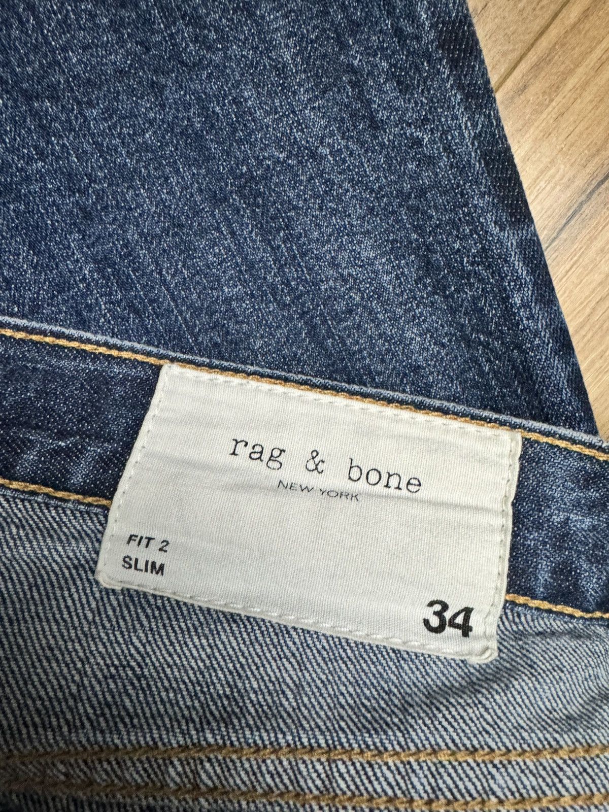 Rag & Bone Rag & Bone New York Slim Denim Jeans Pants 34 Size US 34 / EU 50 - 3 Thumbnail