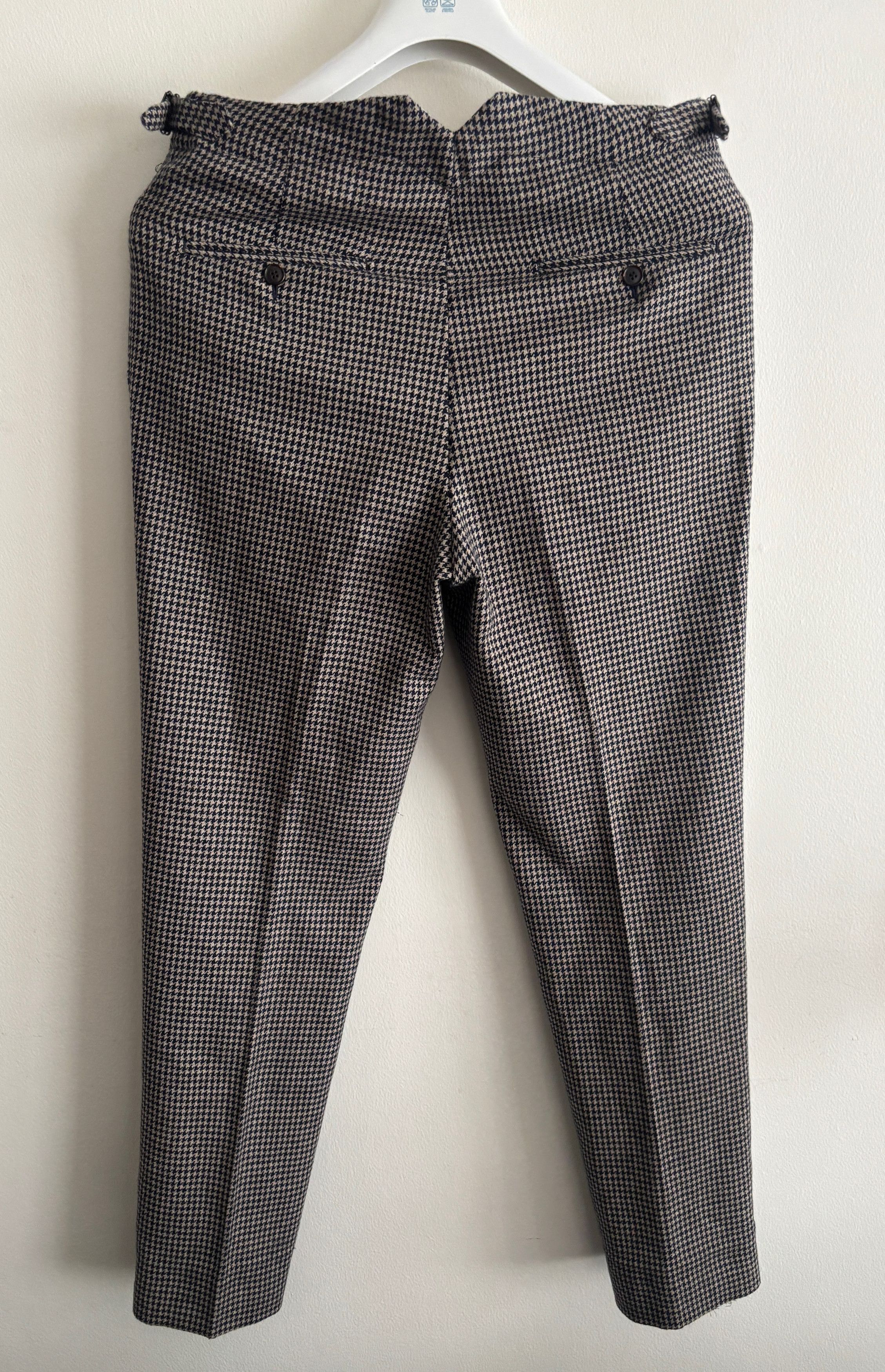 Suitsupply $295 Wool Cashmere Trousers/ Pants- Beige/Navy - 30 Size US 30 / EU 46 - 13 Thumbnail