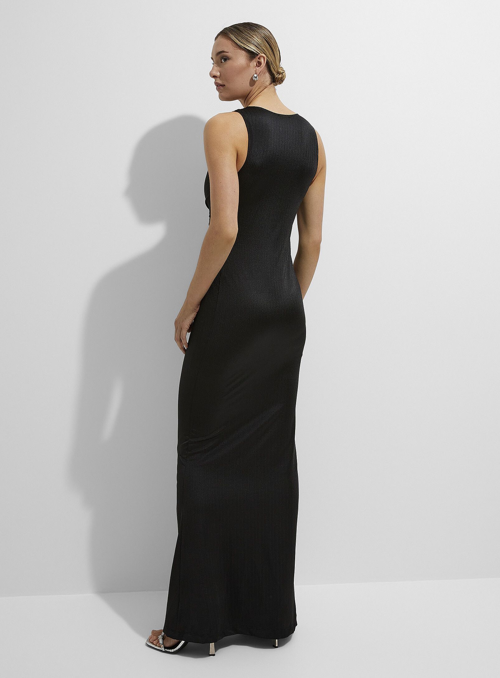 Other BNWT AW24 KLESIS TWISTED DETAIL MAXI SILKY DRESS L Size L / US 10 / IT 46 - 10 Thumbnail