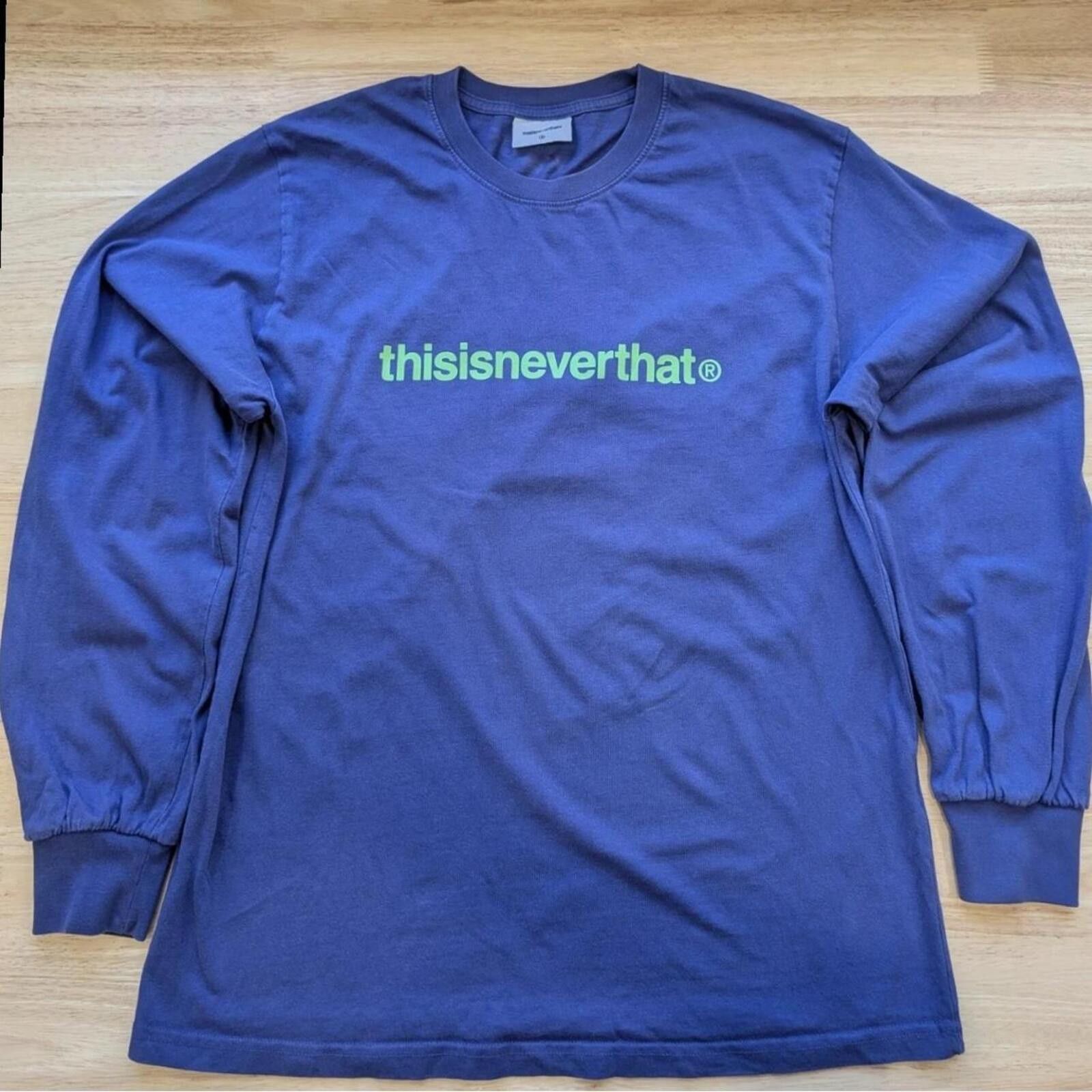 thisisneverthat thisisneverthat Purple Logo Long Sleeve T-Shirt Small Size US S / EU 44-46 / 1 - 1 Thumbnail