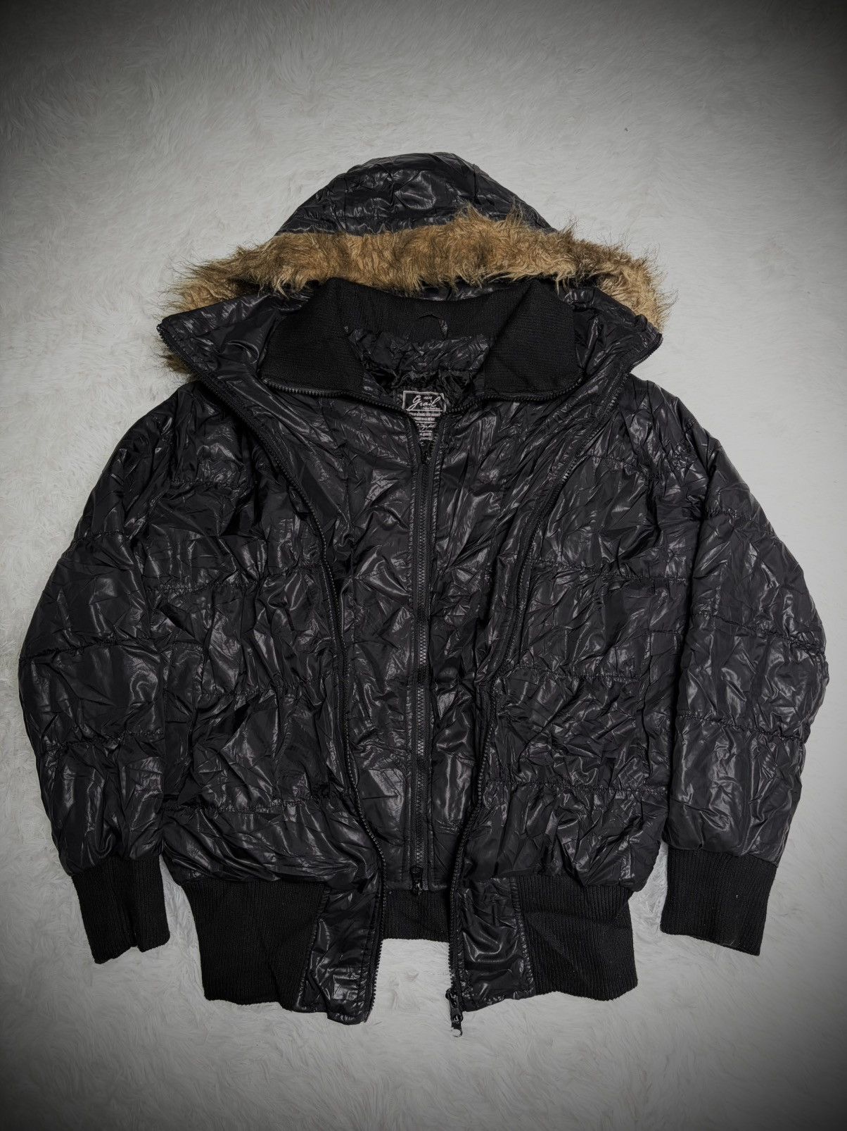 Japanese Brand 2000s Japanese Brand fur puffer winter jacket Size US M / EU 48-50 / 2 - 1 Thumbnail