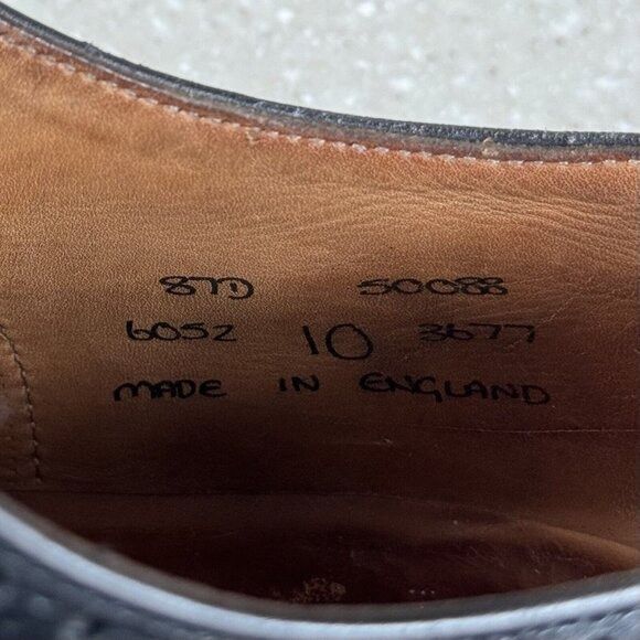 Brooks Brothers Brooks Brothers Peal & Co Made in England Black Leather Oxfo Size US 10 / EU 43 - 16 Thumbnail
