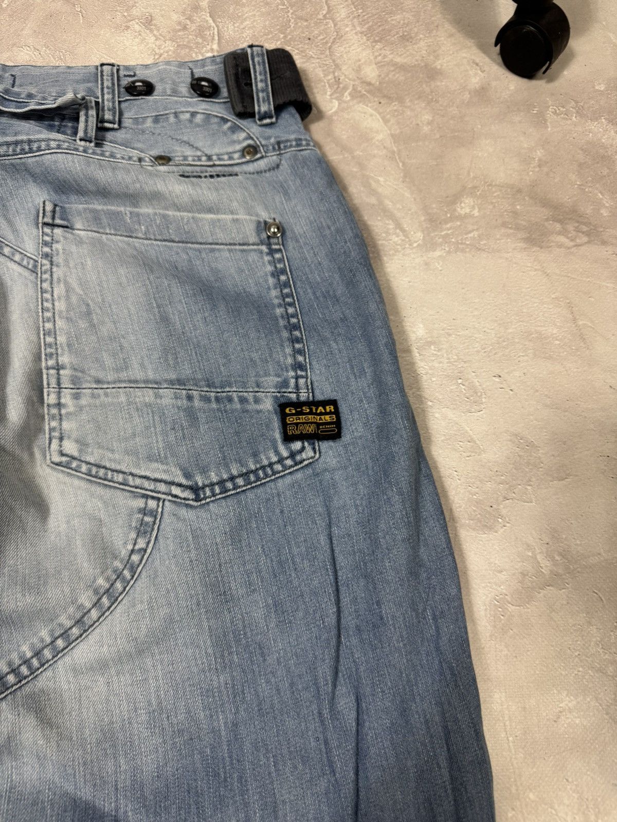 G-Star Vintage G-Star Raw Distressed Buckleback Elwood Pants Size US 32 / EU 48 - 5 Thumbnail