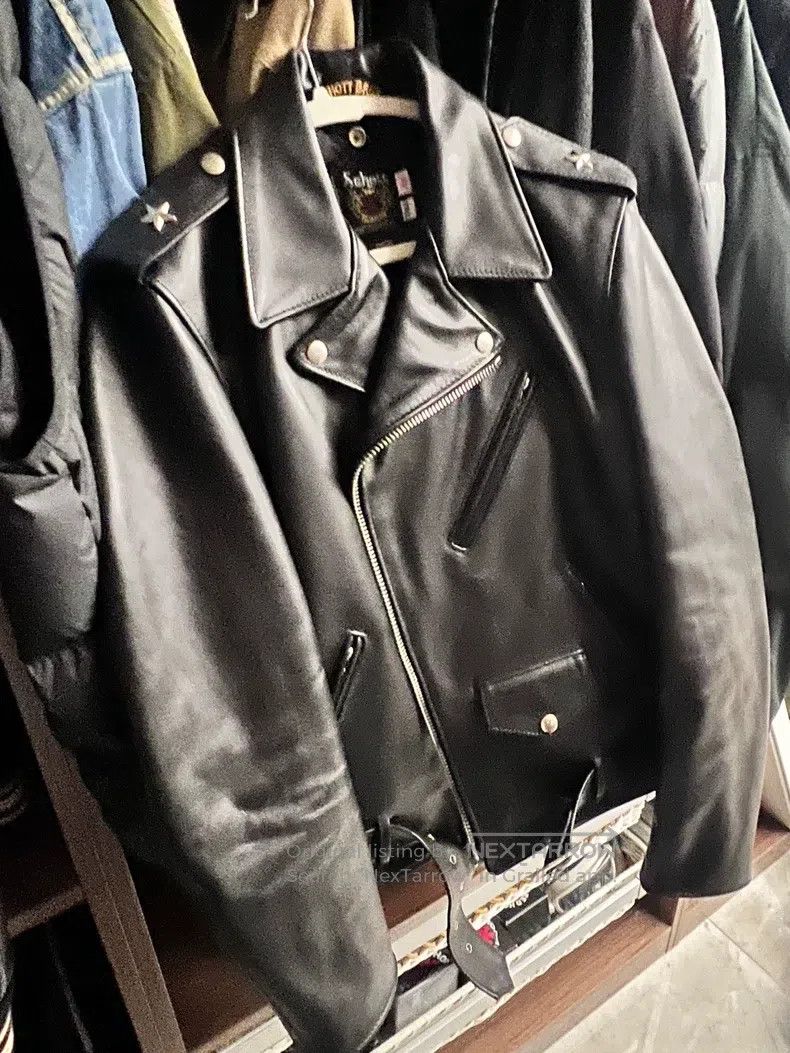 Schott Schott Leather coat Size US XXS / EU 40 - 1 Thumbnail