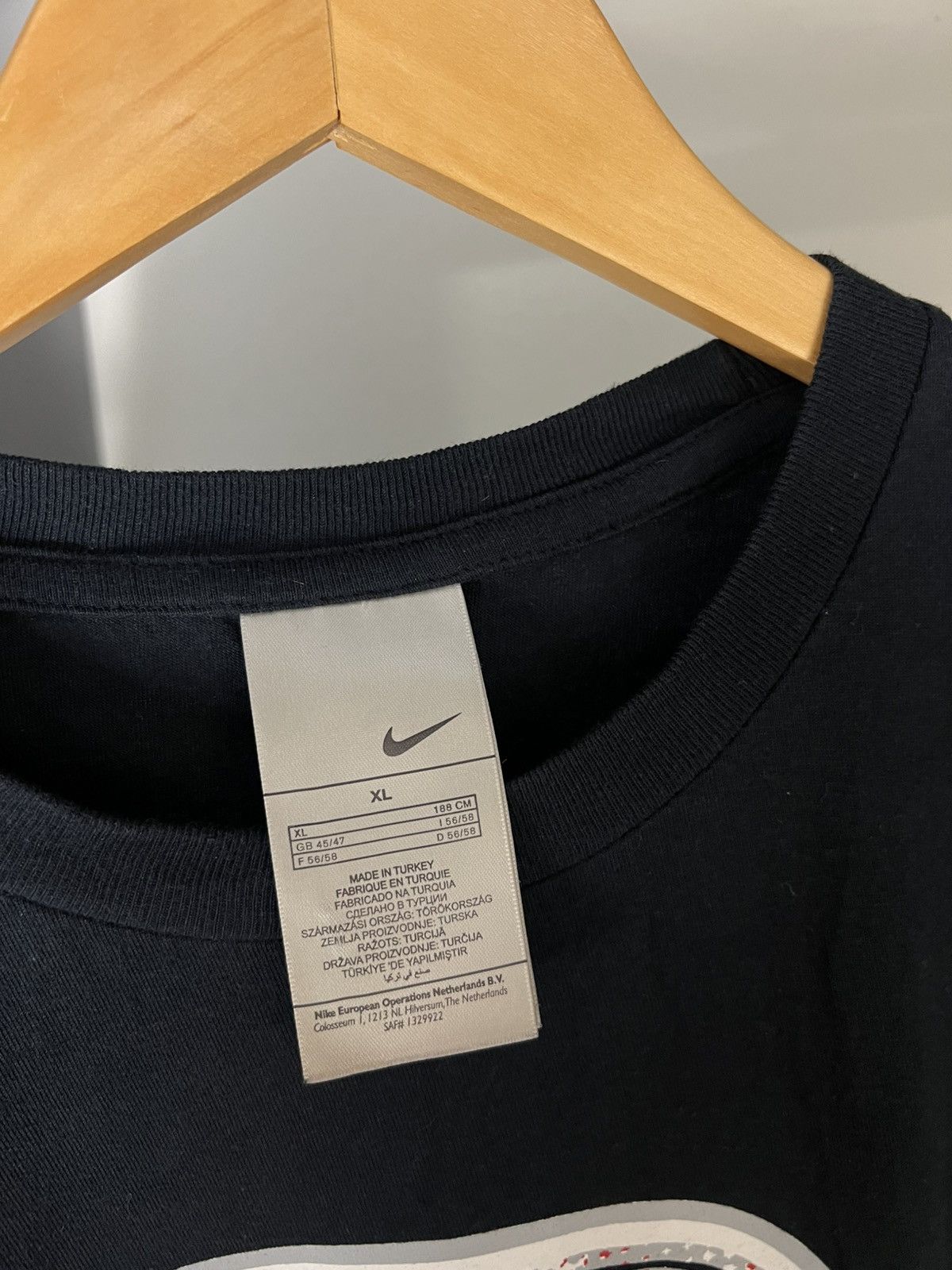 Nike VINTAGE NIKE BIG LOGO SWOOSH RETRO T-SHIRT DRILL Y2K 90s USA Size US XL / EU 56 / 4 - 16 Thumbnail