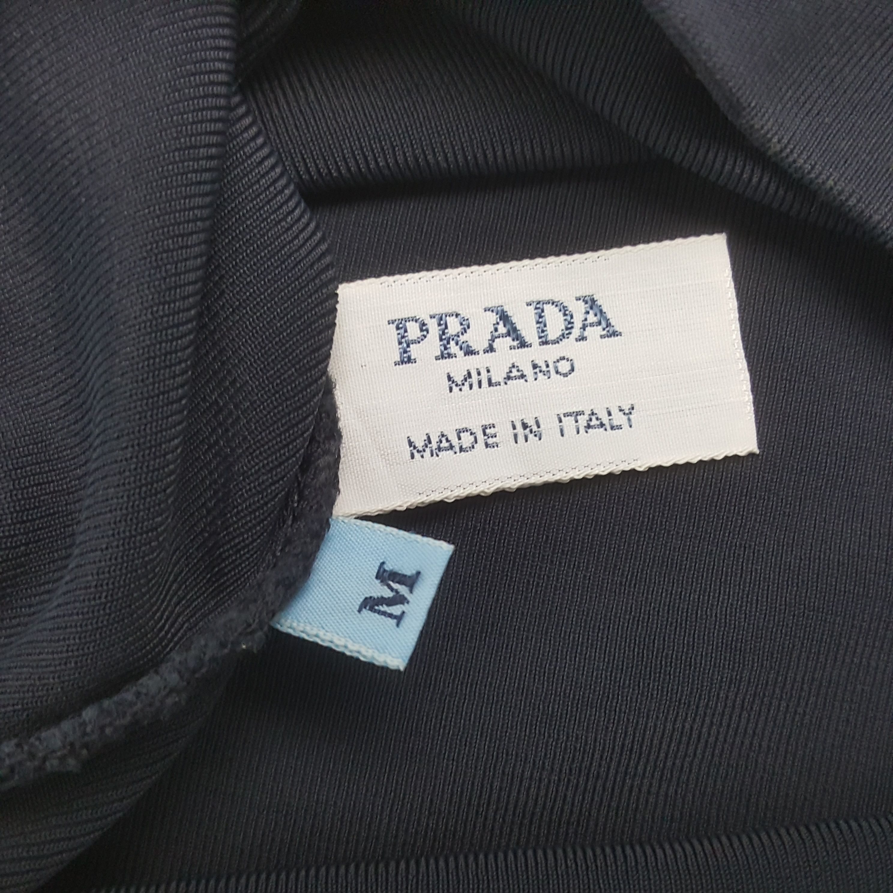 Prada Vintage Prada Plain Women Tshirt Size S / US 4 / IT 40 - 7 Thumbnail
