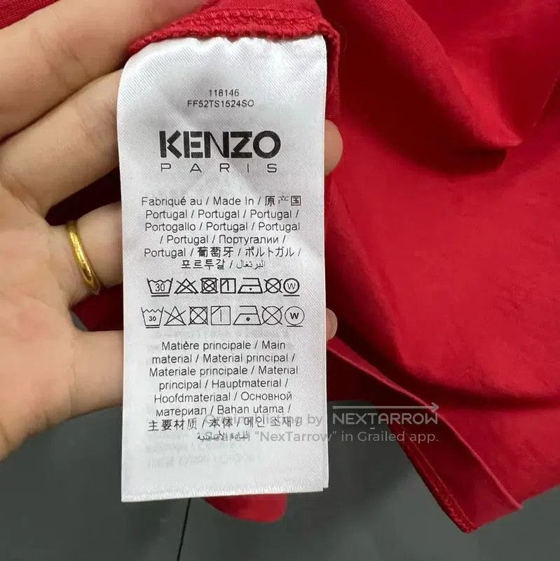 Kenzo KENZO Summer Red Cotton Short Sleeve T-Shirt . Size M / US 6-8 / IT 42-44 - 3 Thumbnail