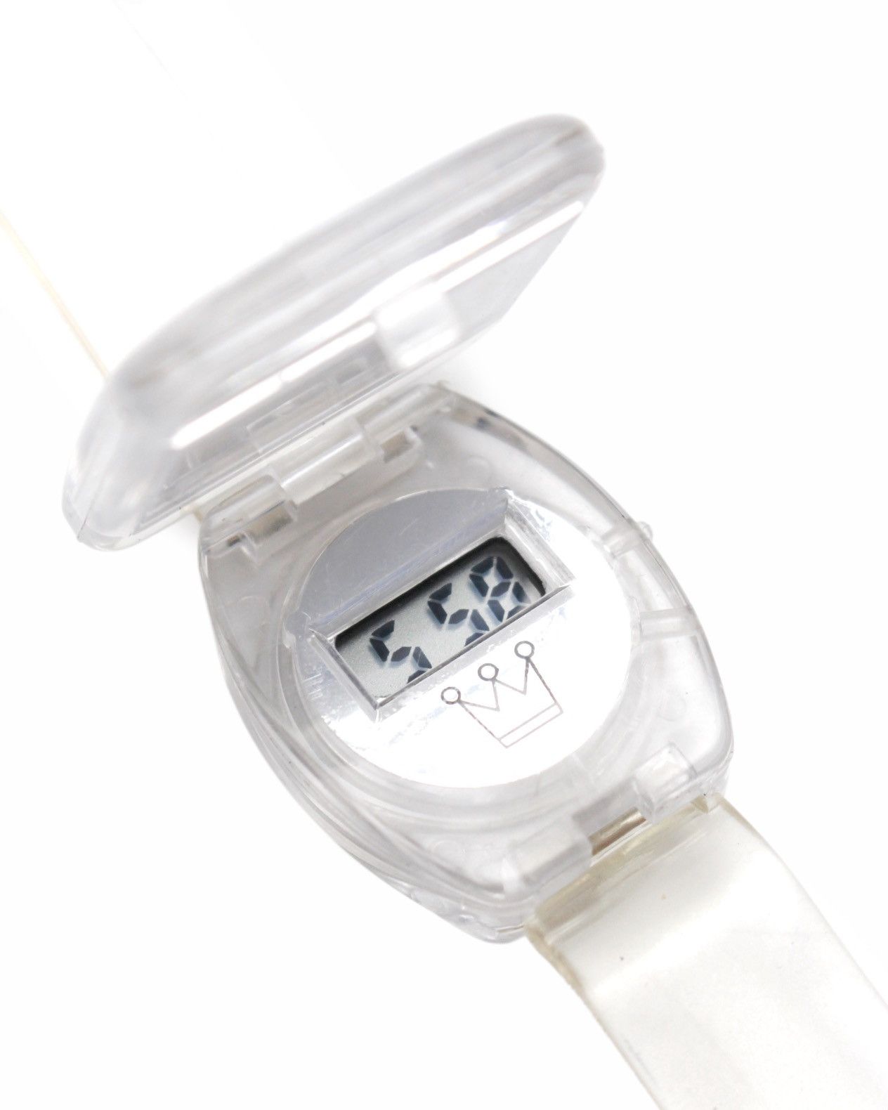 Hysteric Glamour 2000S “PRINT SEAL WATCH” CLEAR DIGITAL WATCH Size ONE SIZE - 4 Thumbnail