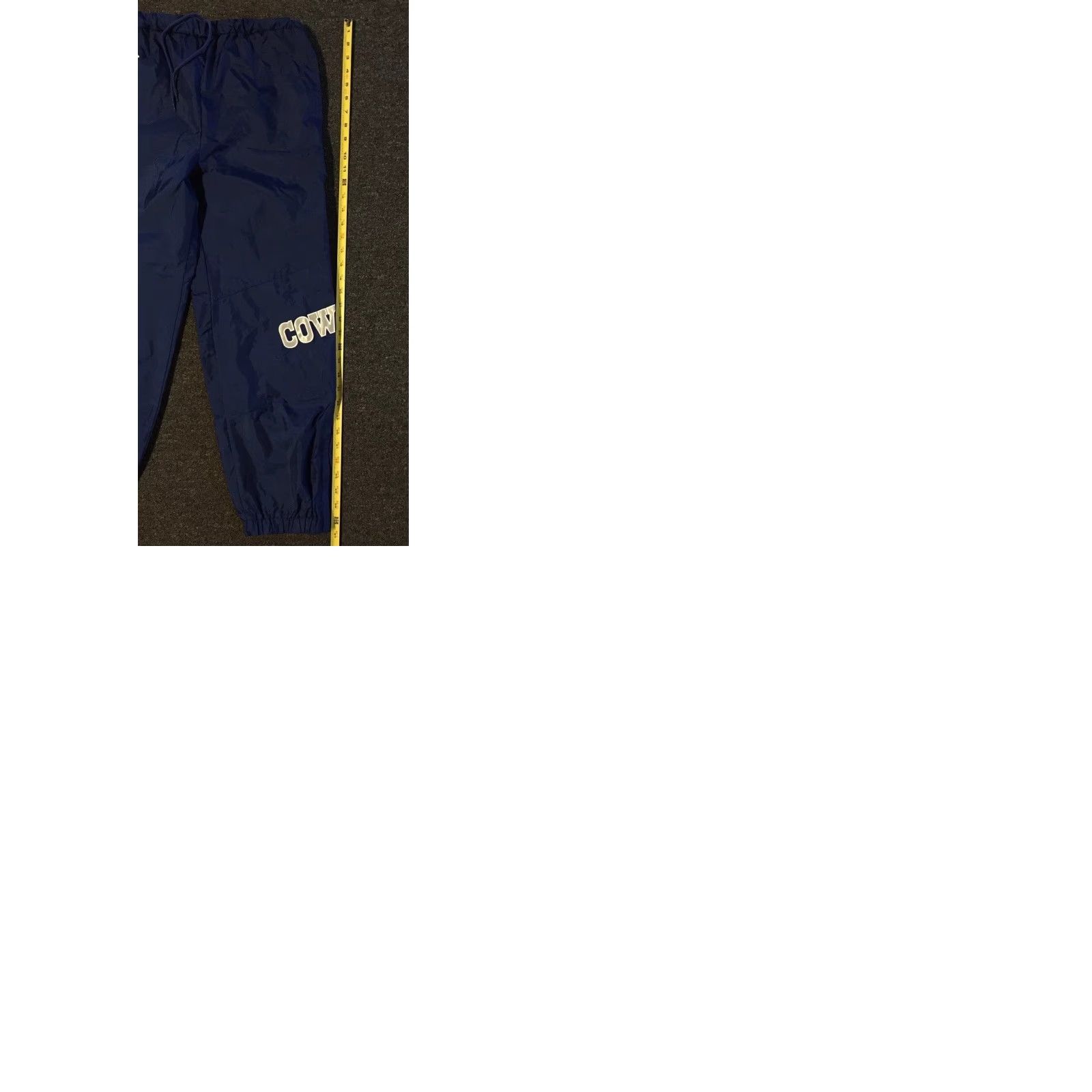 NFL VINTAGE 90s Dallas Cowboys Windbreaker Pants S NFL Football Track Grunge PE School Sports USA Mens Size US 29 - 9 Thumbnail