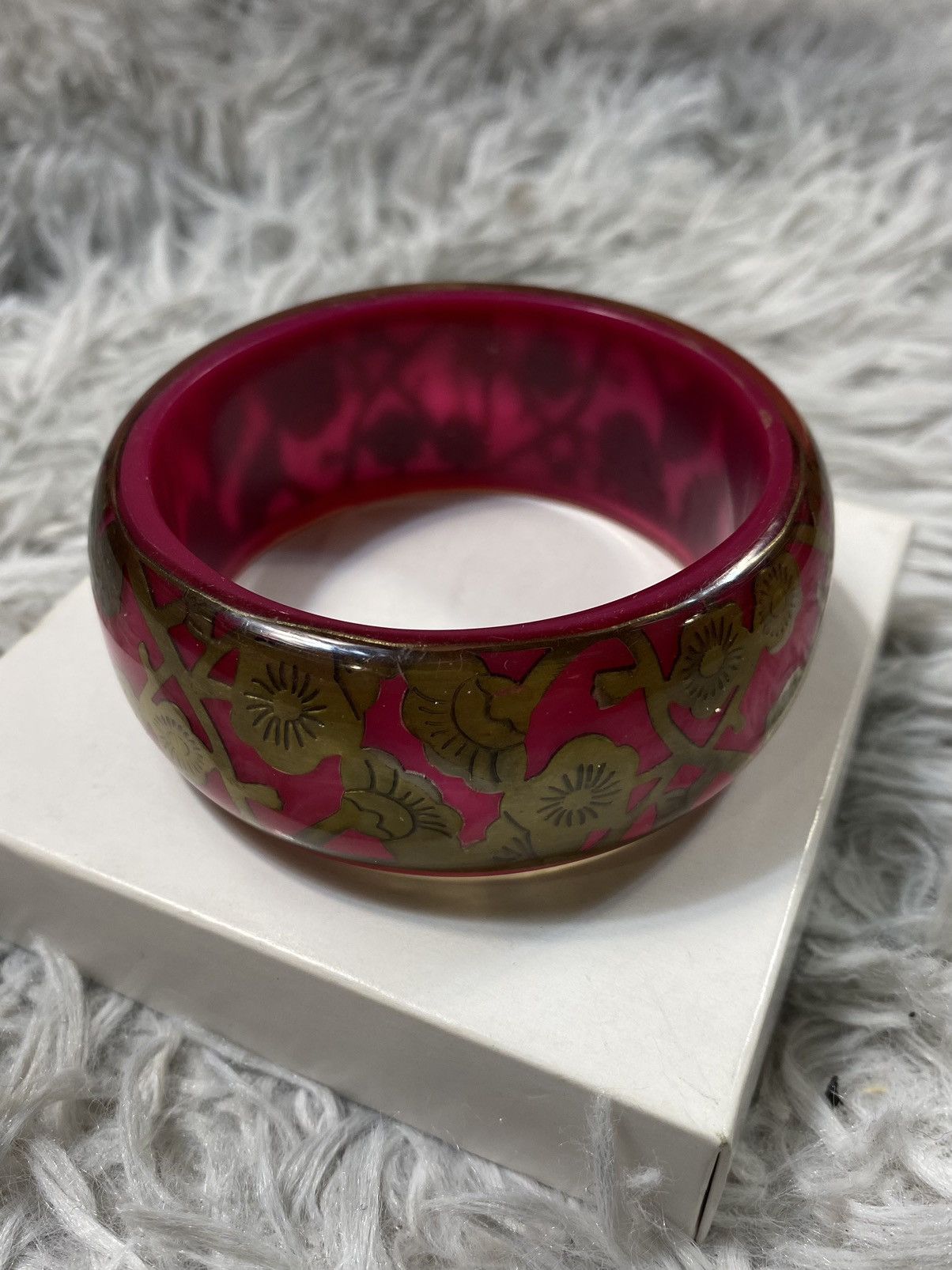 Jewelry Vintage Floral Bangle - Japanese Brand Size ONE SIZE - 6 Thumbnail