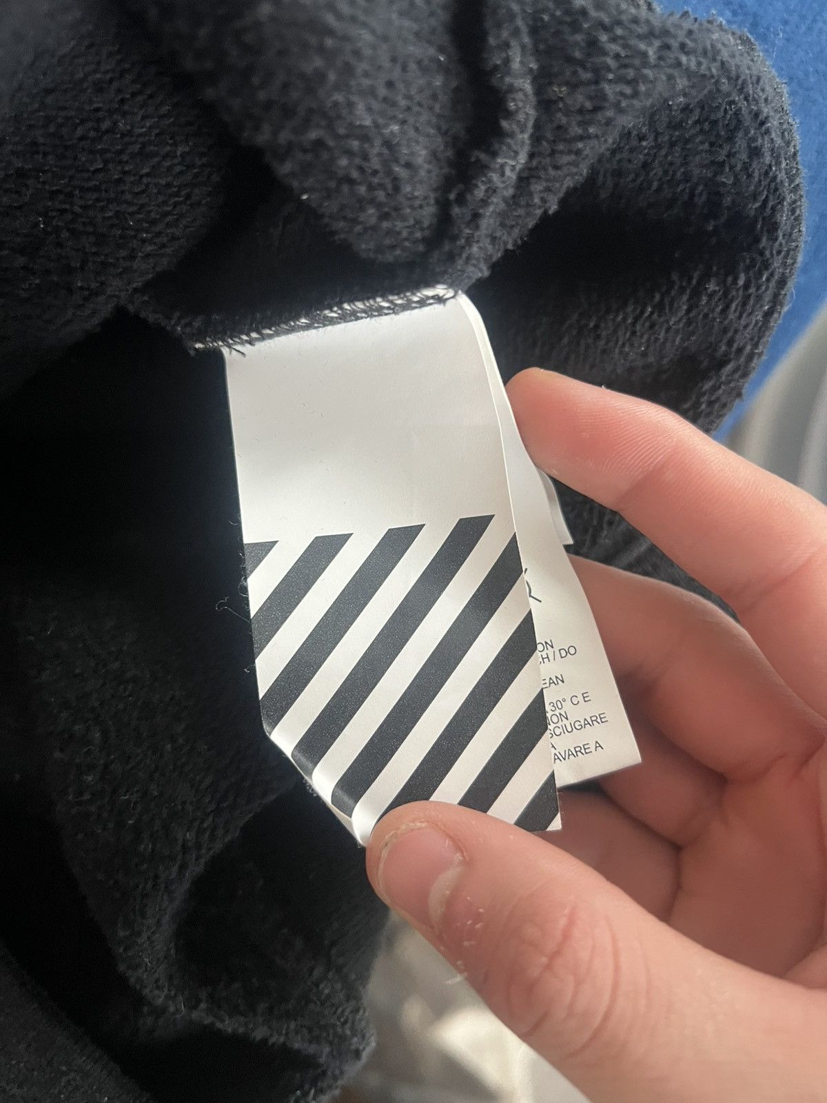 Off-White Off White Unfinished Diag Hoodie FW19 Size US M / EU 48-50 / 2 - 5 Thumbnail