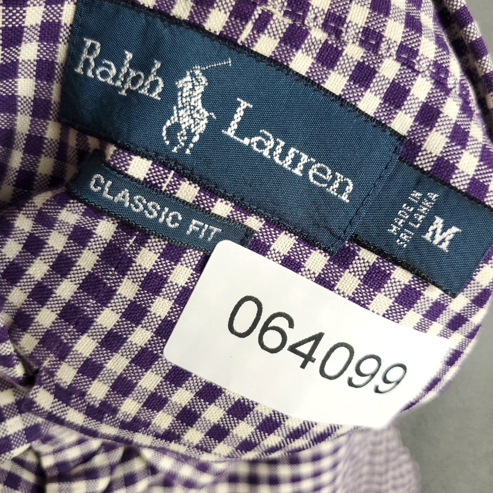 Ralph Lauren Ralph Lauren Button-Up Shirt Mens Medium Purple Check Long Sleeve Casual Modern Size US M / EU 48-50 / 2 - 8 Thumbnail