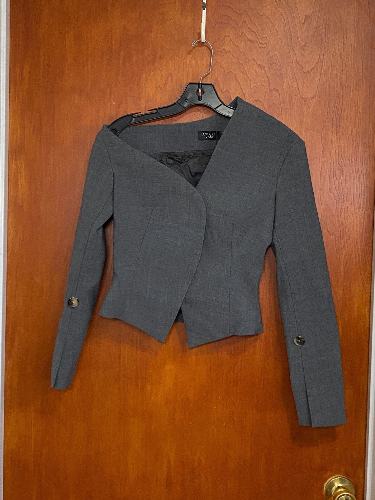 A.W.A.K.E. MODE Awake Mode One Shoulder Asymmetrical Blazer size 36 Size XS / US 0-2 / IT 36-38 - 1 Thumbnail