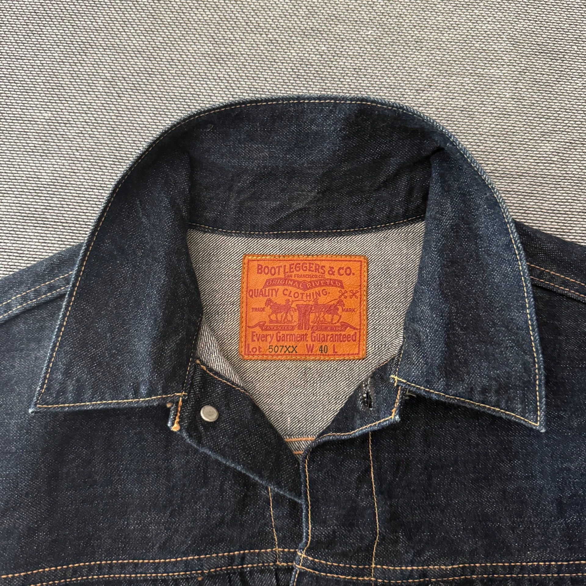 Other Bootleggers 507xx Skull Horse Denim Jacket Size US M / EU 48-50 / 2 - 3 Thumbnail