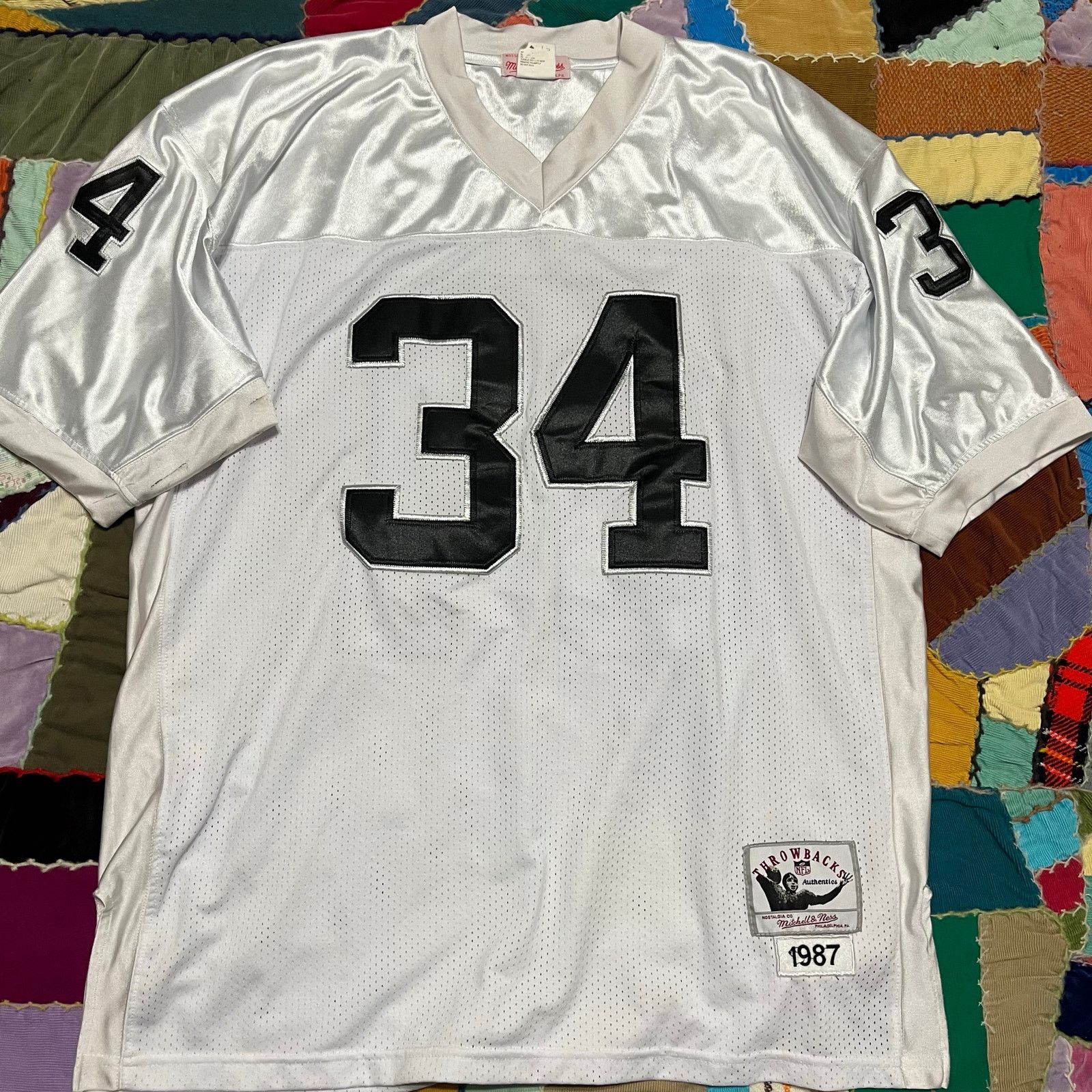 Mitchell & Ness Oakland Raiders Bo Jackson #34 Football NFL Mitchell & Ness Size XL / US 12-14 / IT 48-50 - 2 Thumbnail