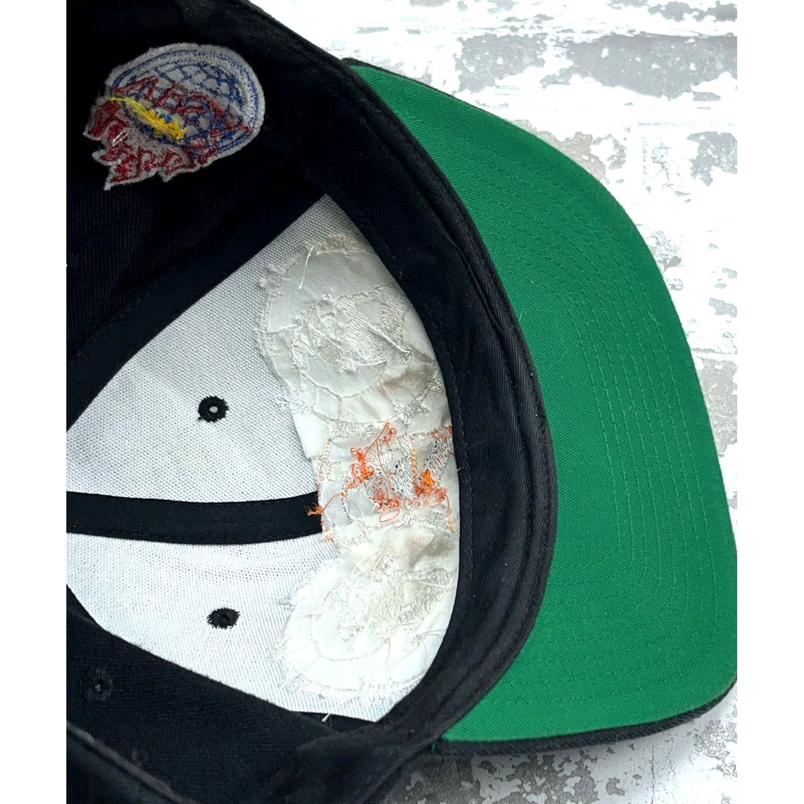 Versace Versa Hat Cap Snapback Black Skull Punk Grunge Cyber Y2K Goth Adult One Size Black Twill Cotton Nylon Size ONE SIZE - 6 Thumbnail