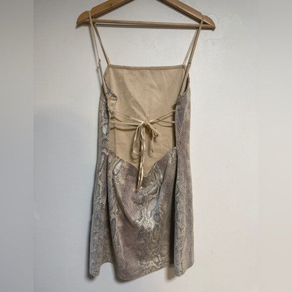 Urban Outfitters Urban Outfitters Snake Print Mini Slip Dress – Size L Size L / US 10 / IT 46 - 10 Thumbnail