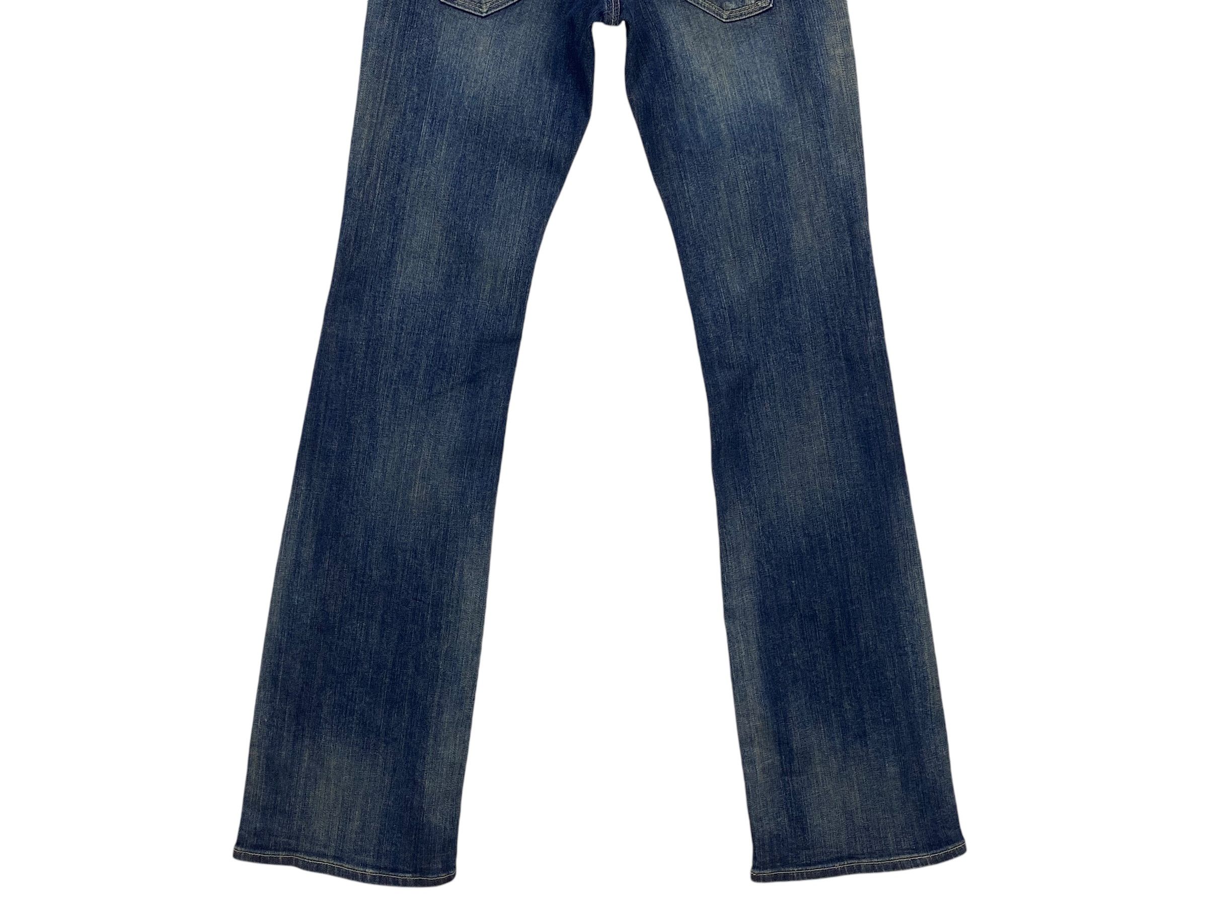 Japanese Brand Brappers Flare Denim Jeans Distressed Bootcut Jeans Size 26" / US 2 / IT 38 - 6 Thumbnail