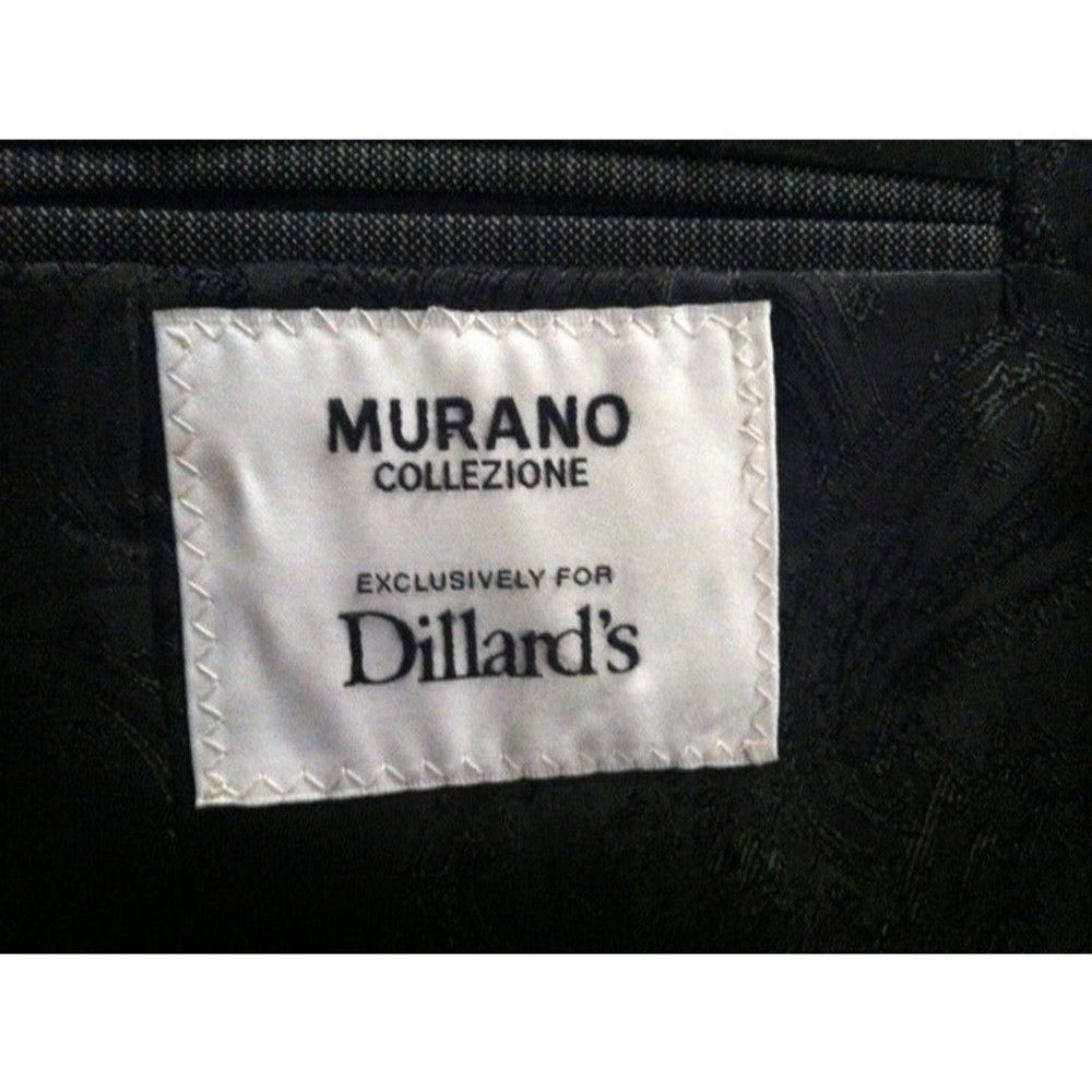 Murano MURANO MENS GRAY 100%WOOL SPORT COAT BLAZER JACKET SIZE: 36R Size 36R - 9 Thumbnail