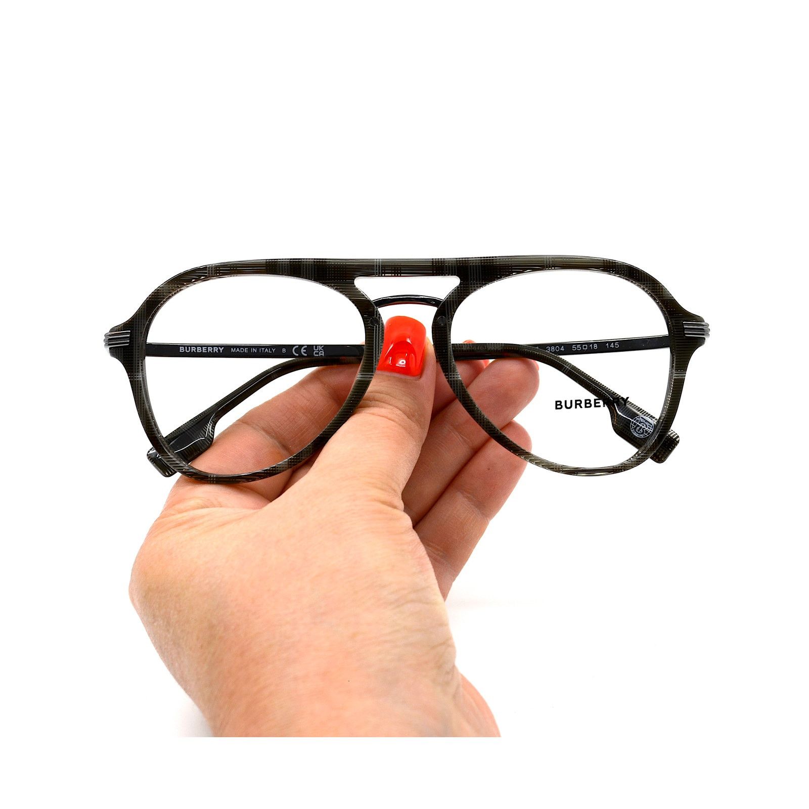 Burberry NEW BURBERRY BAILEY BE2377 CHARCOAL CHECK EYEGLASSES FRAME Size ONE SIZE - 12 Thumbnail