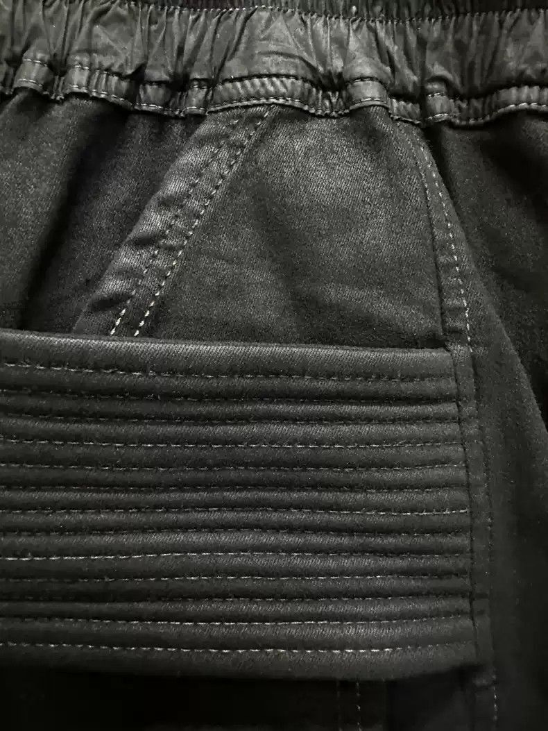 Rick Owens Rick Owens Rick Owens Dark wax double-loop pants-2507 Size US 32 / EU 48 - 4 Thumbnail