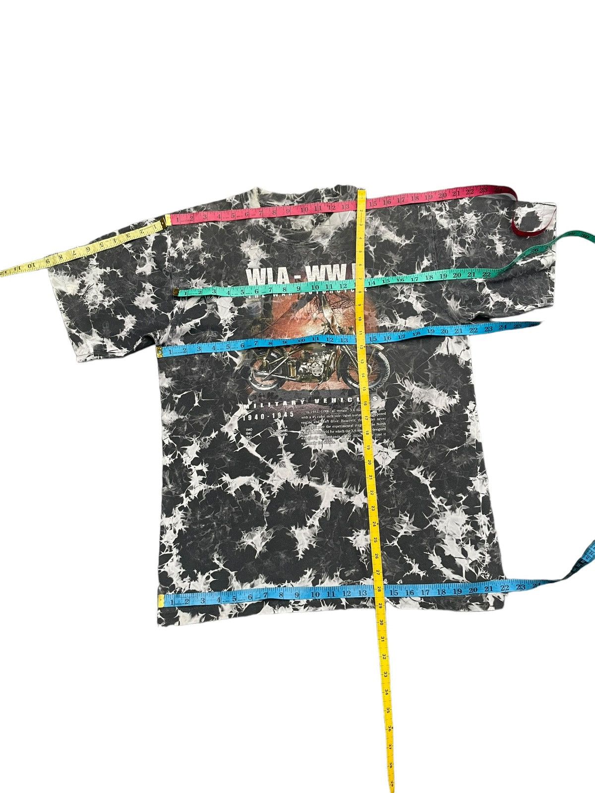 Vintage Vintage WLA-WW ll Tie Dye Tshirt Size US L / EU 52-54 / 3 - 10 Thumbnail
