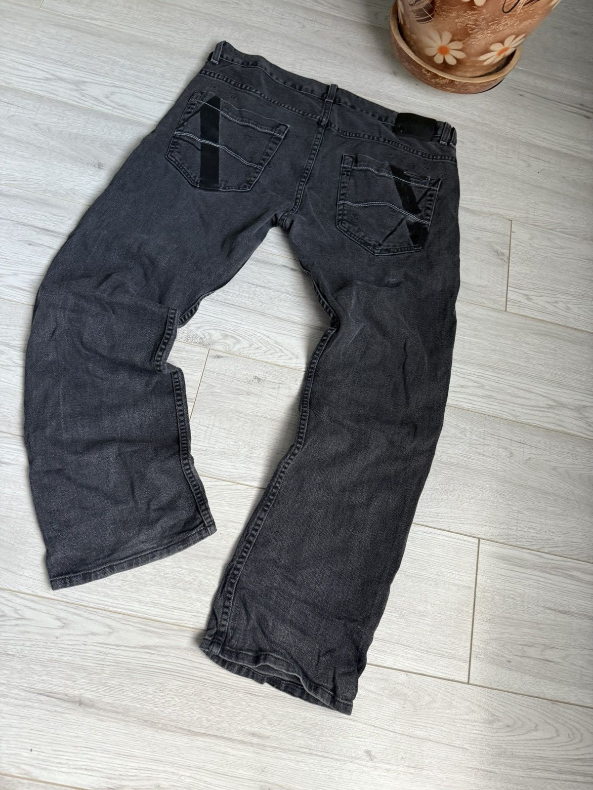 Armani Exchange Jeans Armani Exchange denim pants back logo made in USA Size US 36 / EU 52 - 3 Thumbnail