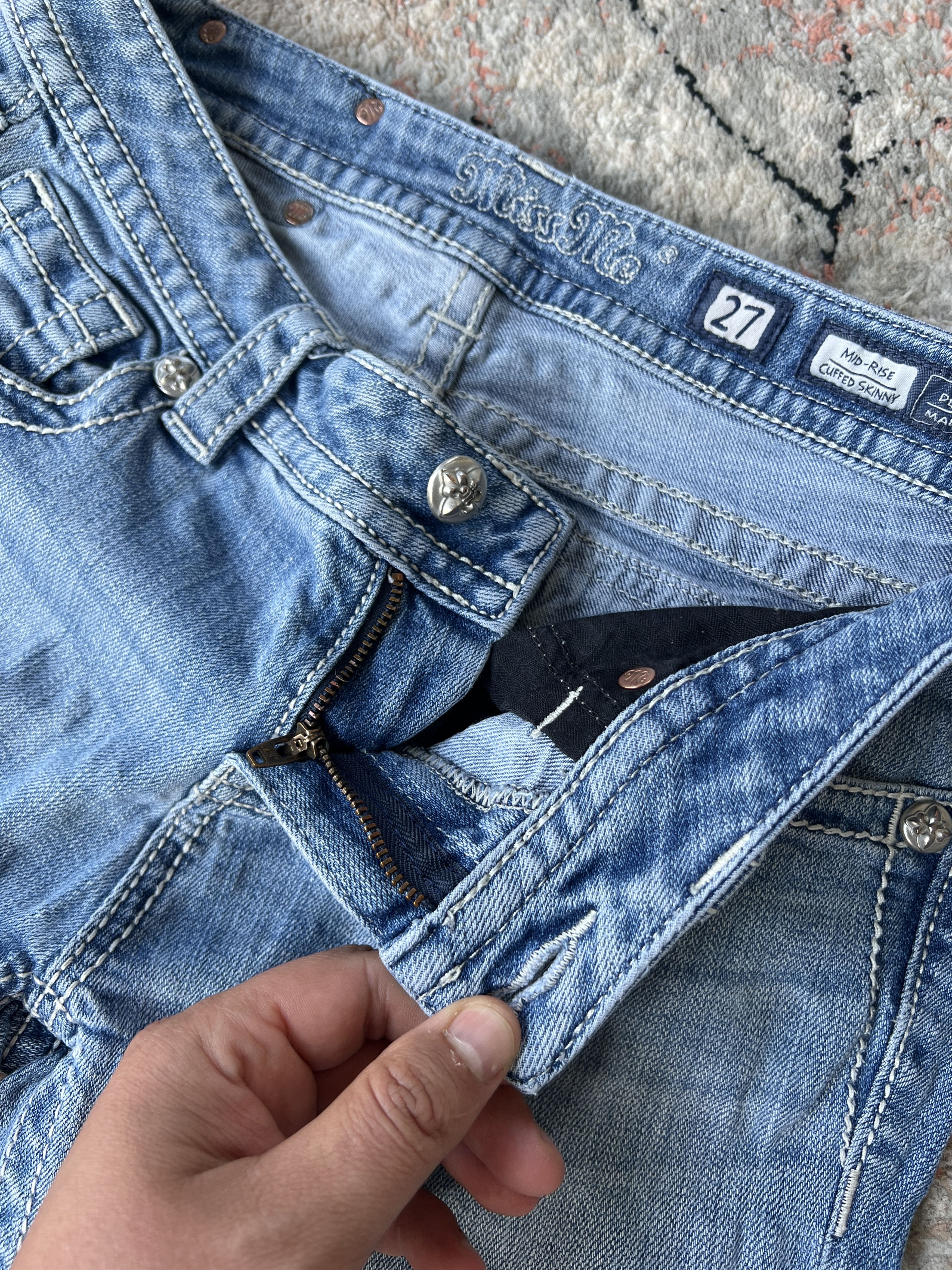 Miss Me × Vintage Miss Me Jeans Size 27" / US 4 / IT 40 - 6 Thumbnail