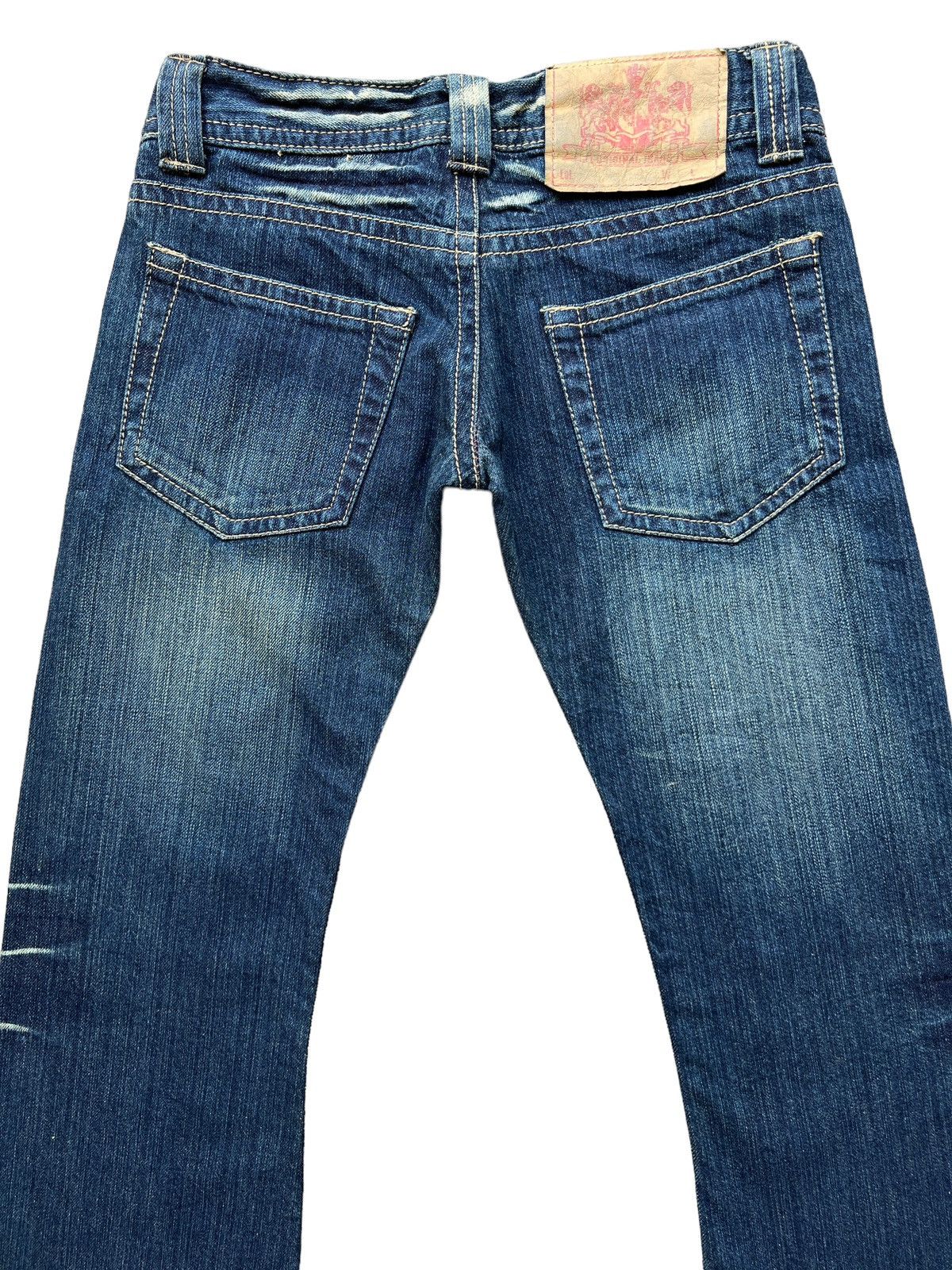 Japanese Brand Japan Flare Jeans Japan Boot Cut Low Rise Denim 29x32 Size 29" - 6 Thumbnail
