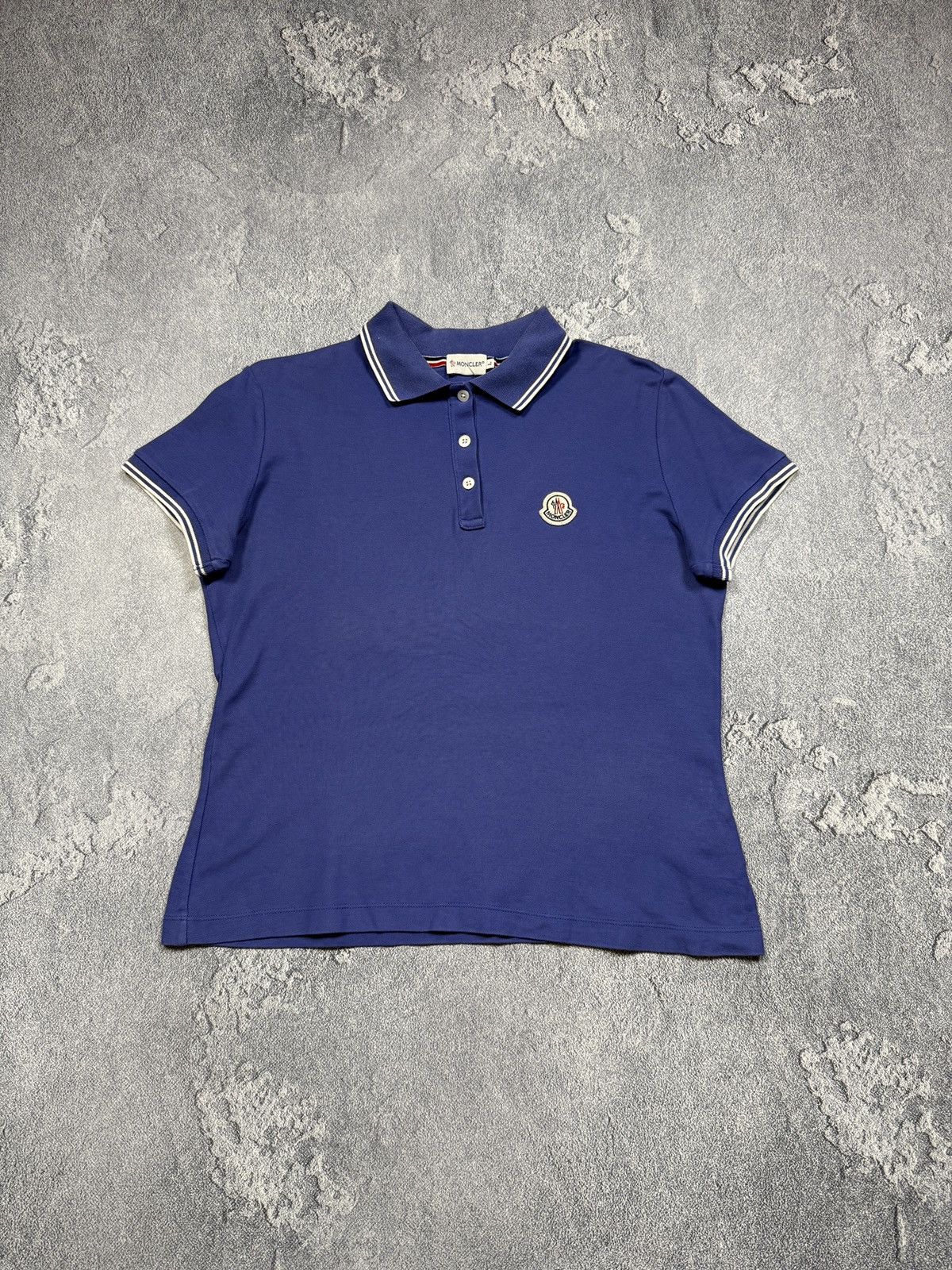 Moncler Crazy Moncler Polo Tee With Logo Size L / US 10 / IT 46 - 1 Thumbnail