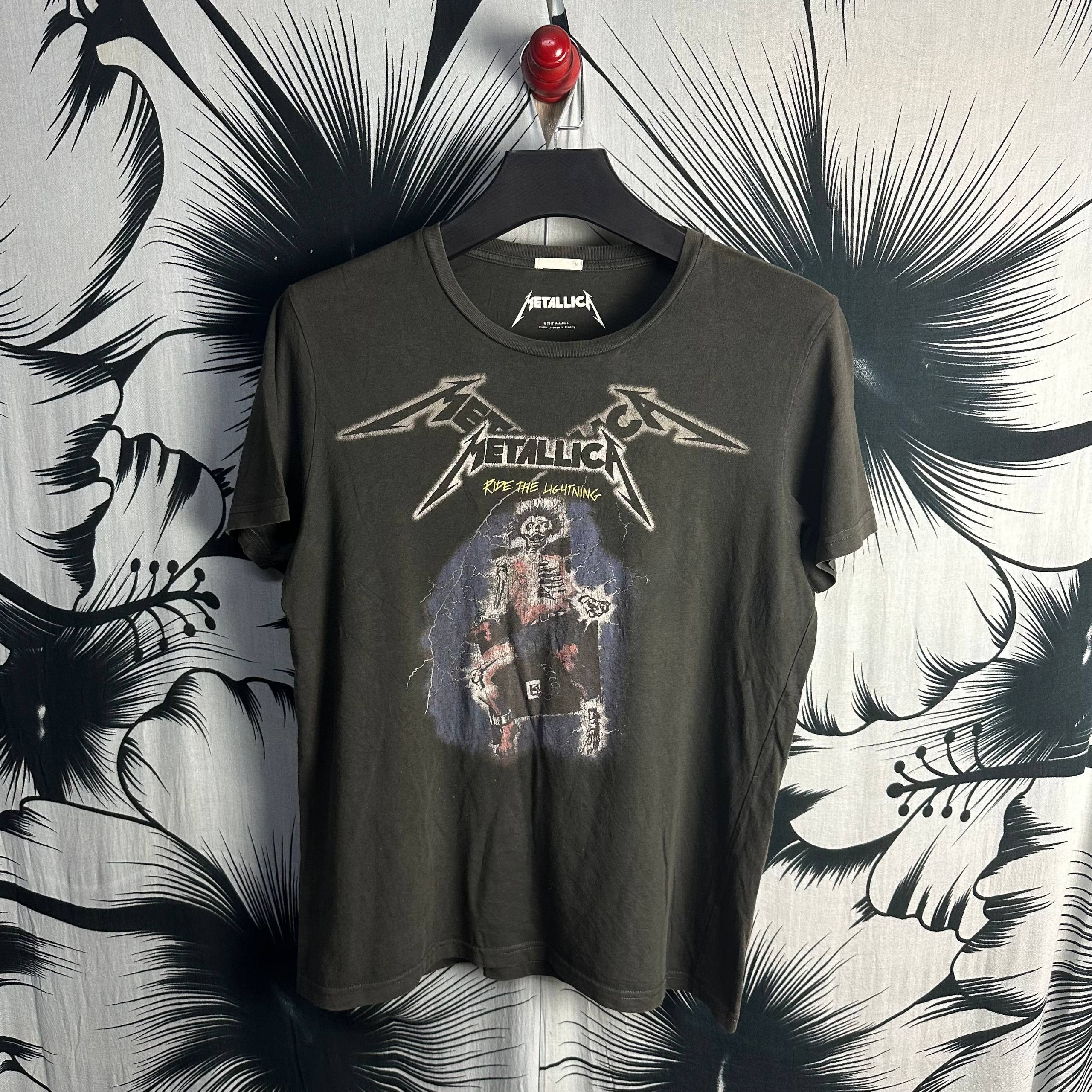 Band Tees × Metallica × Vintage Metallica Ride The Lightning Metal 