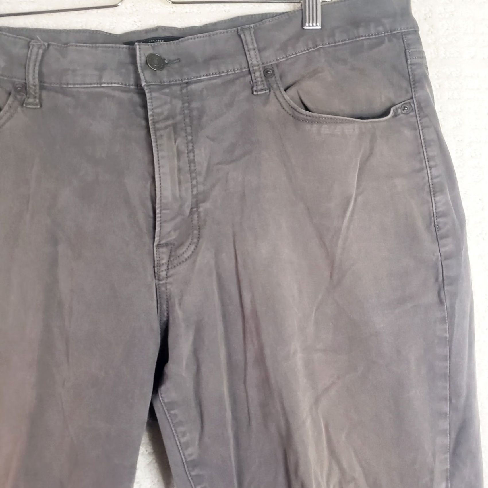 Lucky Brand Lucky Brand 410 Athletic Slim Chino Pants Men’s 38x30 Gray Straight Size US 38 / EU 54 - 5 Thumbnail