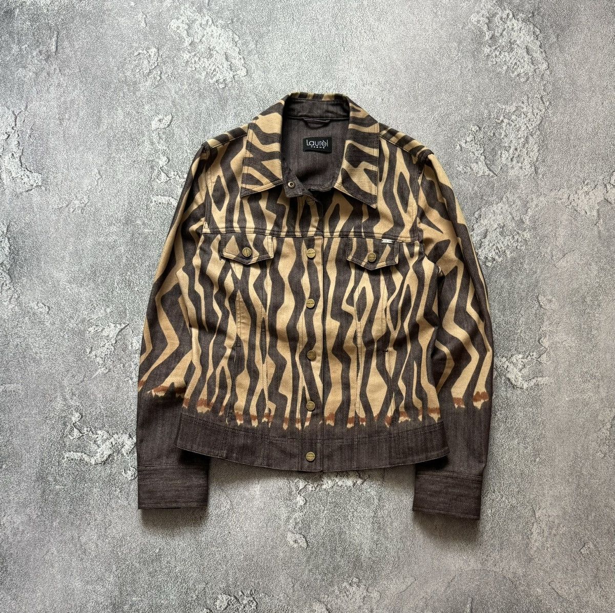 Escada × Escada Sport Lauren by Escada 36 all printed leopard brown jacket denim Size S / US 4 / IT 40 - 5 Thumbnail