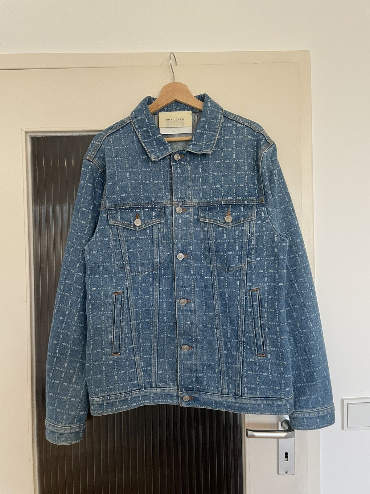Alyx denim logo jacket 1017 alyx 9sm