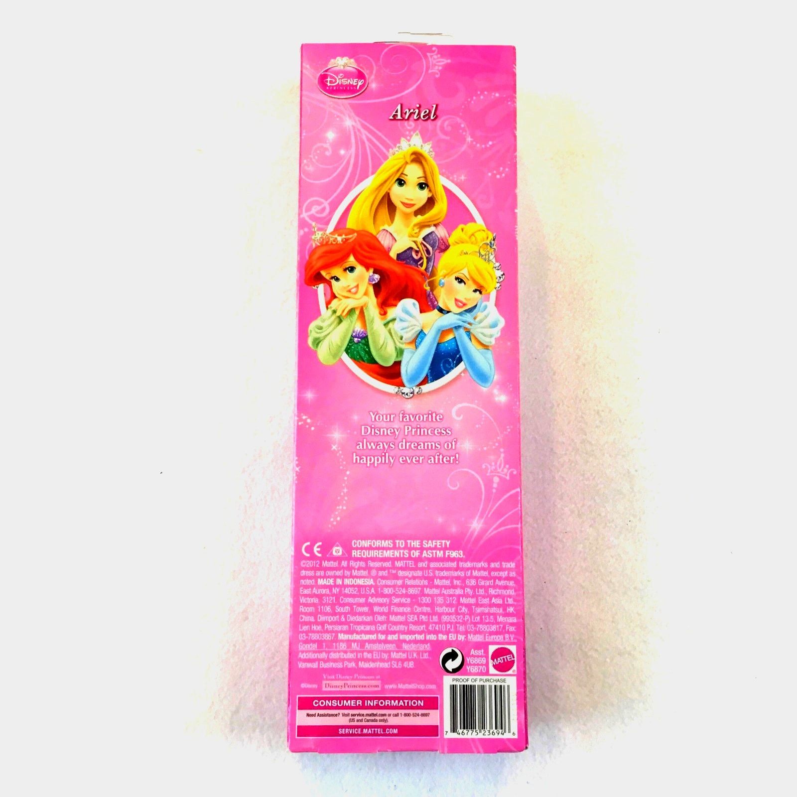 Disney Ariel Disney Princess Little Mermaid Doll Mattel New Ages 3+ Size ONE SIZE - 2 Thumbnail