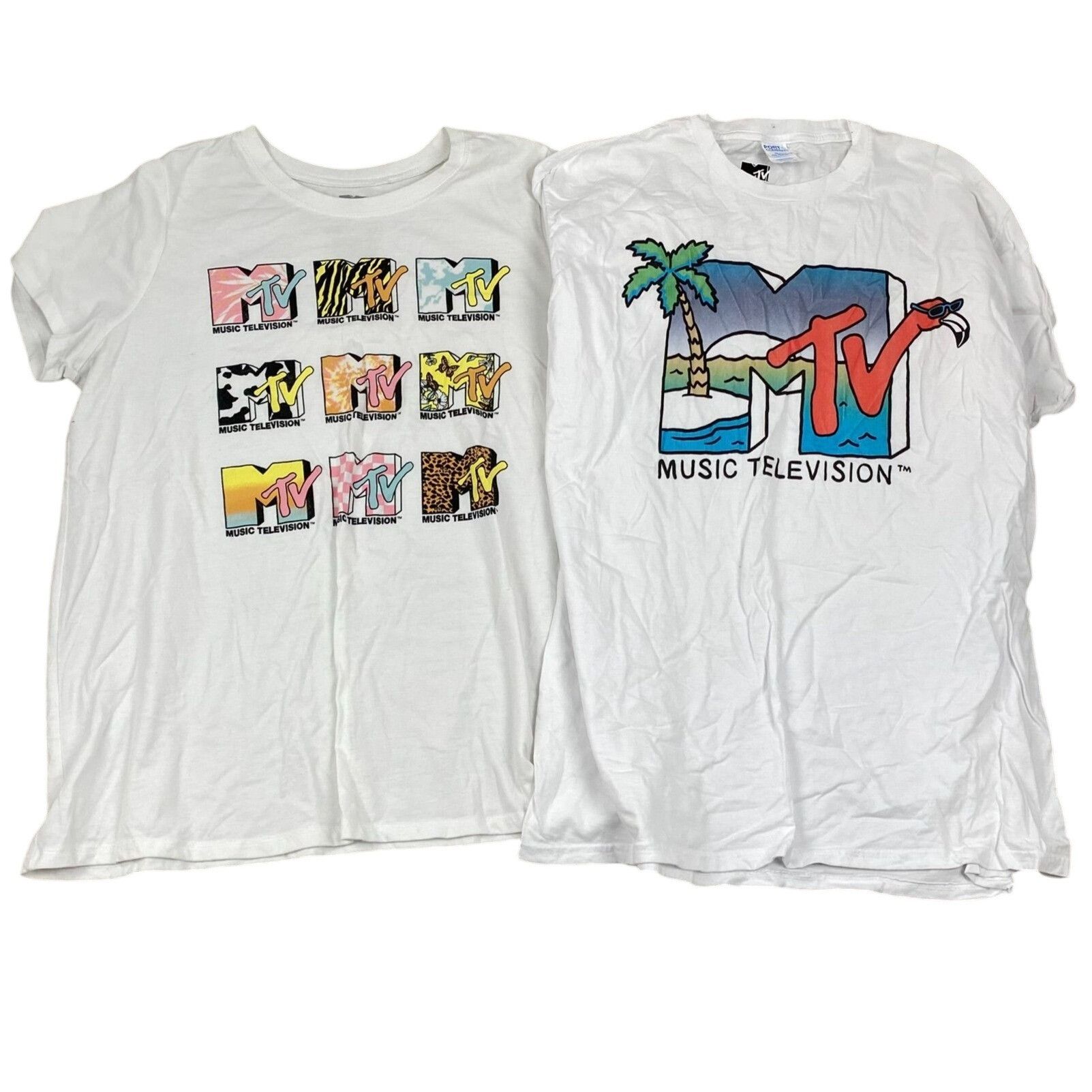 Mtv MTV Men's Graphic T-Shirts Bundle XL and L Size US XL / EU 56 / 4 - 1 Thumbnail