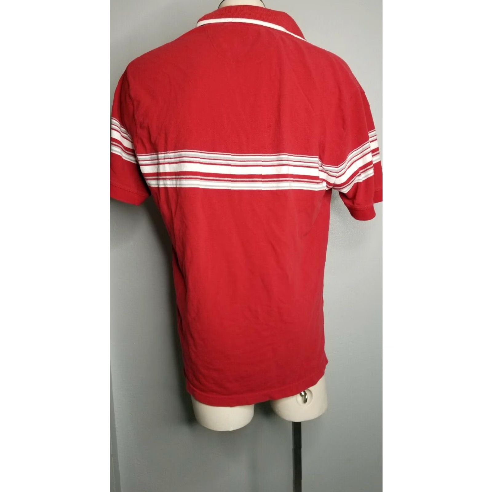 Vintage VINTAGE Campus Specialties Polo Shirt Georgia Bulldogs Striped Mod GoGo Polo Adult L Red Mens Size US L / EU 52-54 / 3 - 4 Thumbnail