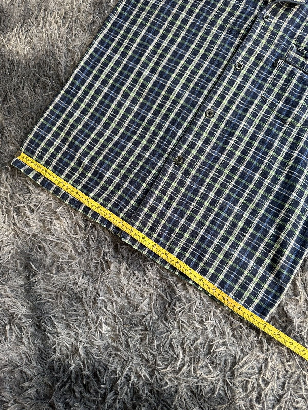 Masaki Matsushima 00's Masaki Matsushima flannel plaid open color shirt Size US L / EU 52-54 / 3 - 14 Thumbnail