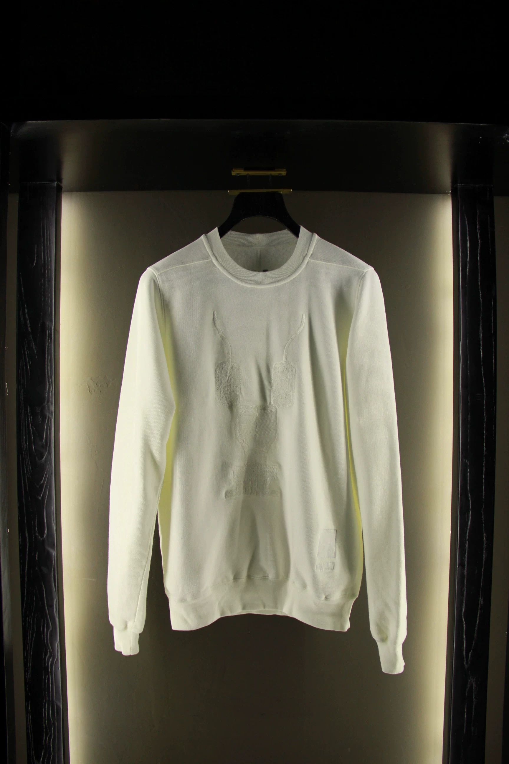 Rick Owens Rick Owens White Hoodie Men xl Size US XL / EU 56 / 4 - 1 Thumbnail
