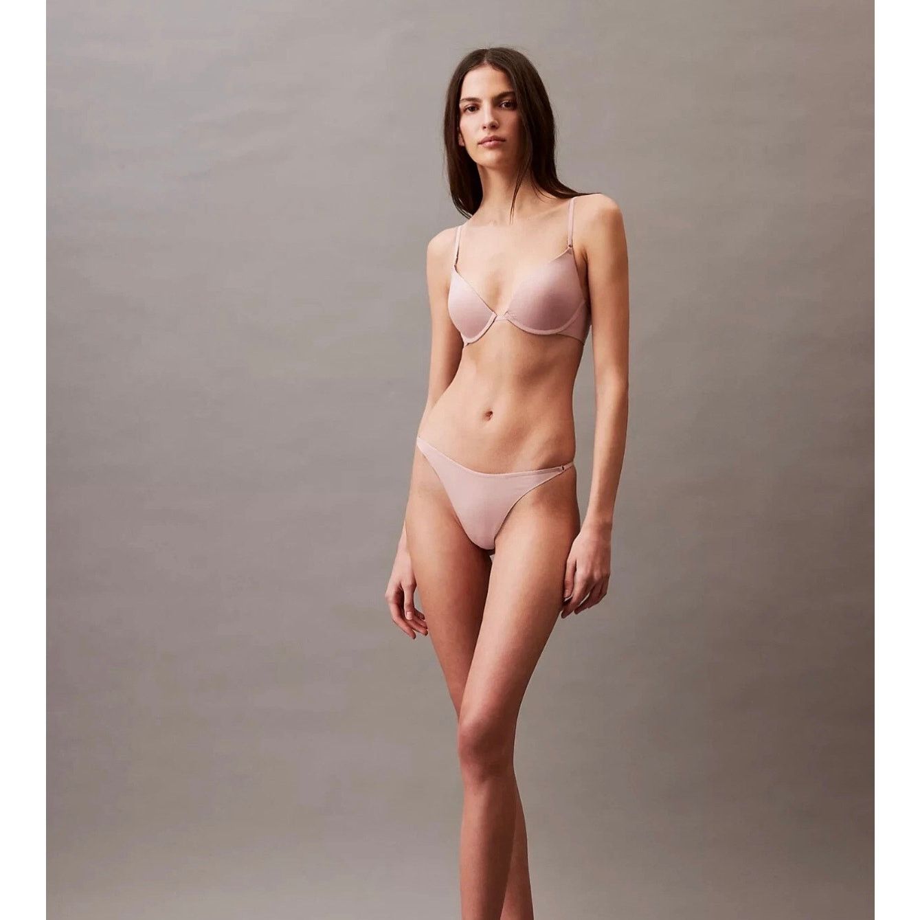 Calvin Klein CALVIN KLEIN 34B PUSH-UP PLUNGE BRA MINIMALIST PINK BRA NWT Size ONE SIZE - 4 Thumbnail