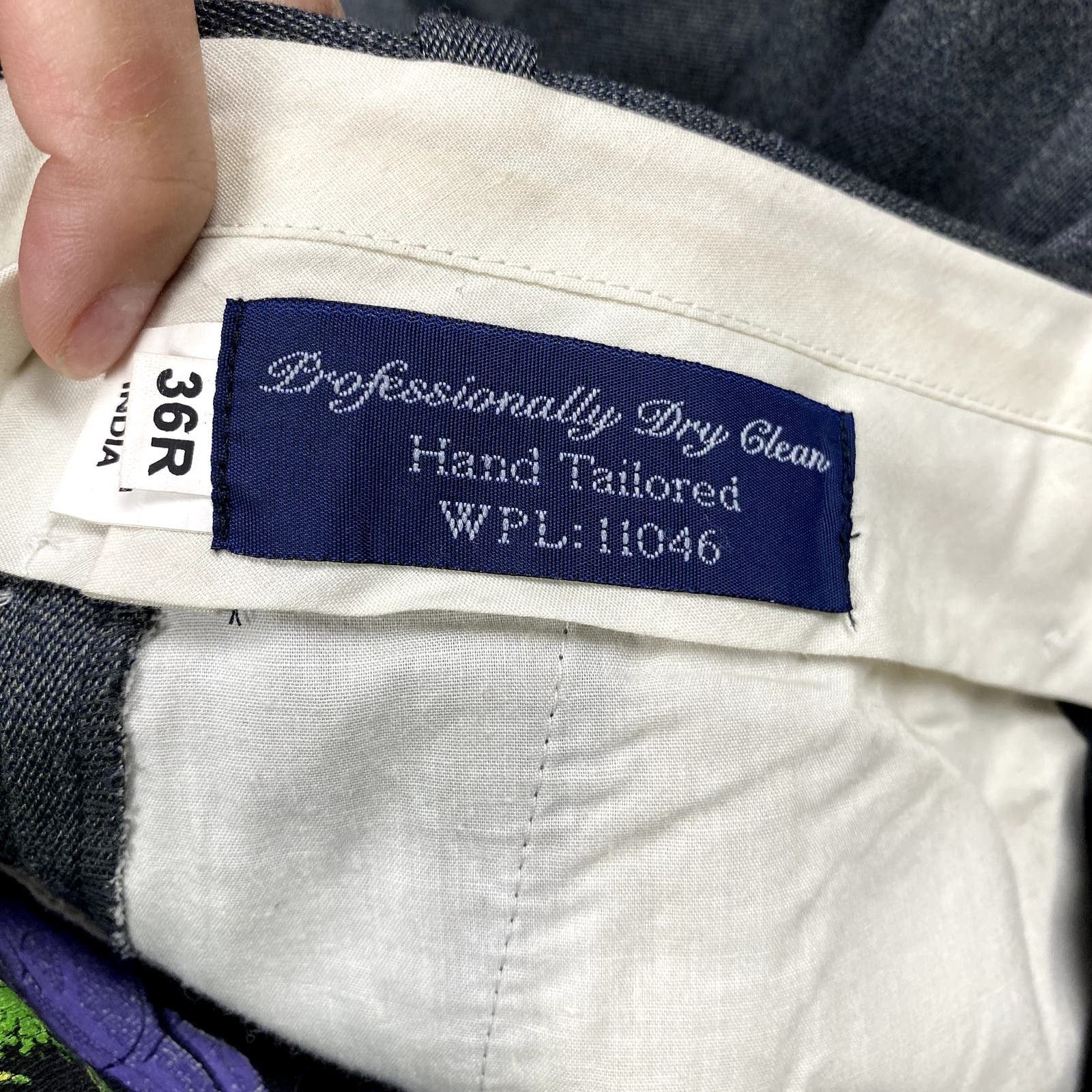 Vintage Vintage Zignoni Grey Pleat Front Trousers Pants Size 36R - 2 Thumbnail