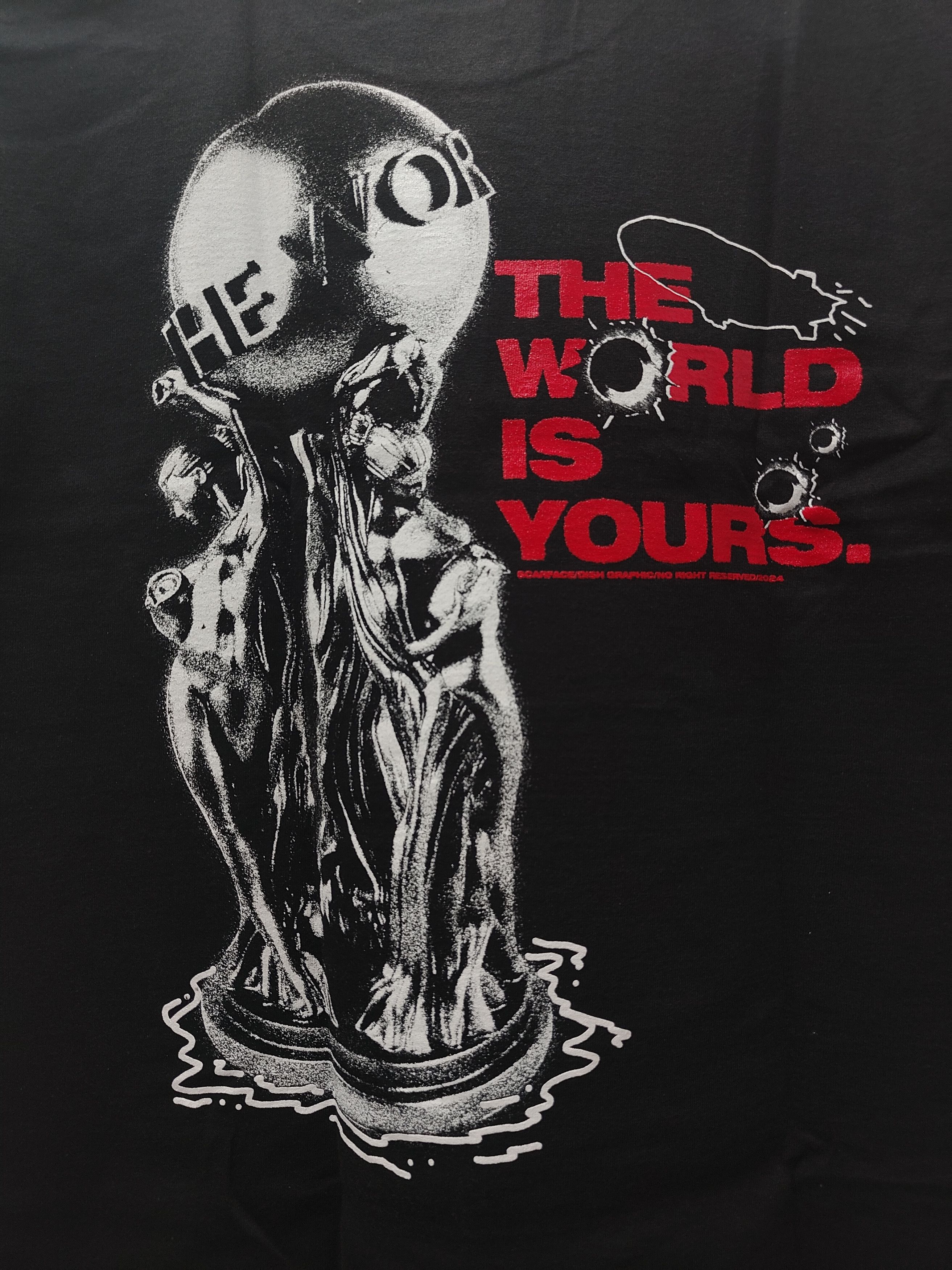 Other Scarface "The World Is Yours" T-shirt Size US L / EU 52-54 / 3 - 8 Thumbnail