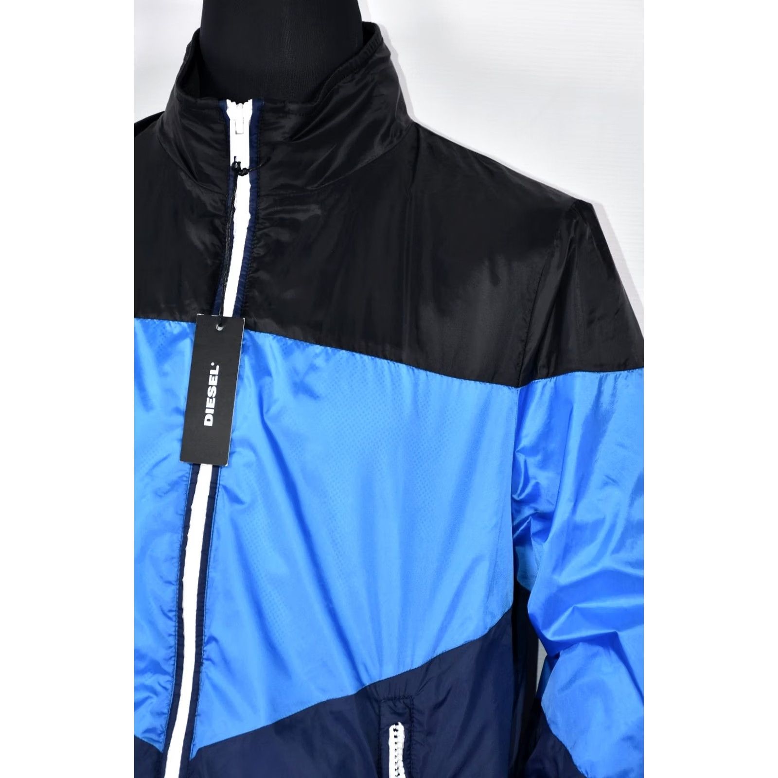 Diesel DIESEL J-THACH 0TAOC-900 NYLON TRACK JACKET MENS XL Multicolor Zip Windbreaker Casual Jacket Mens Size US XL / EU 56 / 4 - 3 Thumbnail