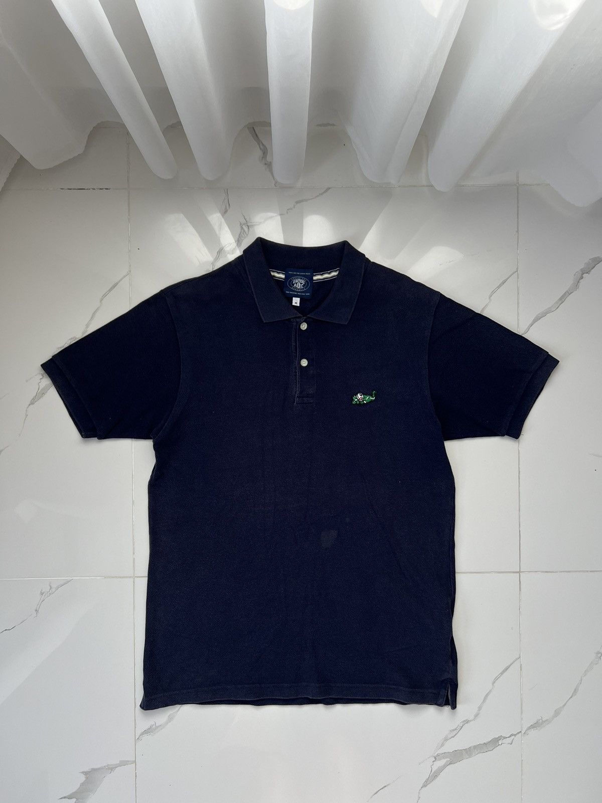 Bape BAPE SMALL LOGO RETRO RARE FADED POLO TEE Size US M / EU 48-50 / 2 - 1 Thumbnail