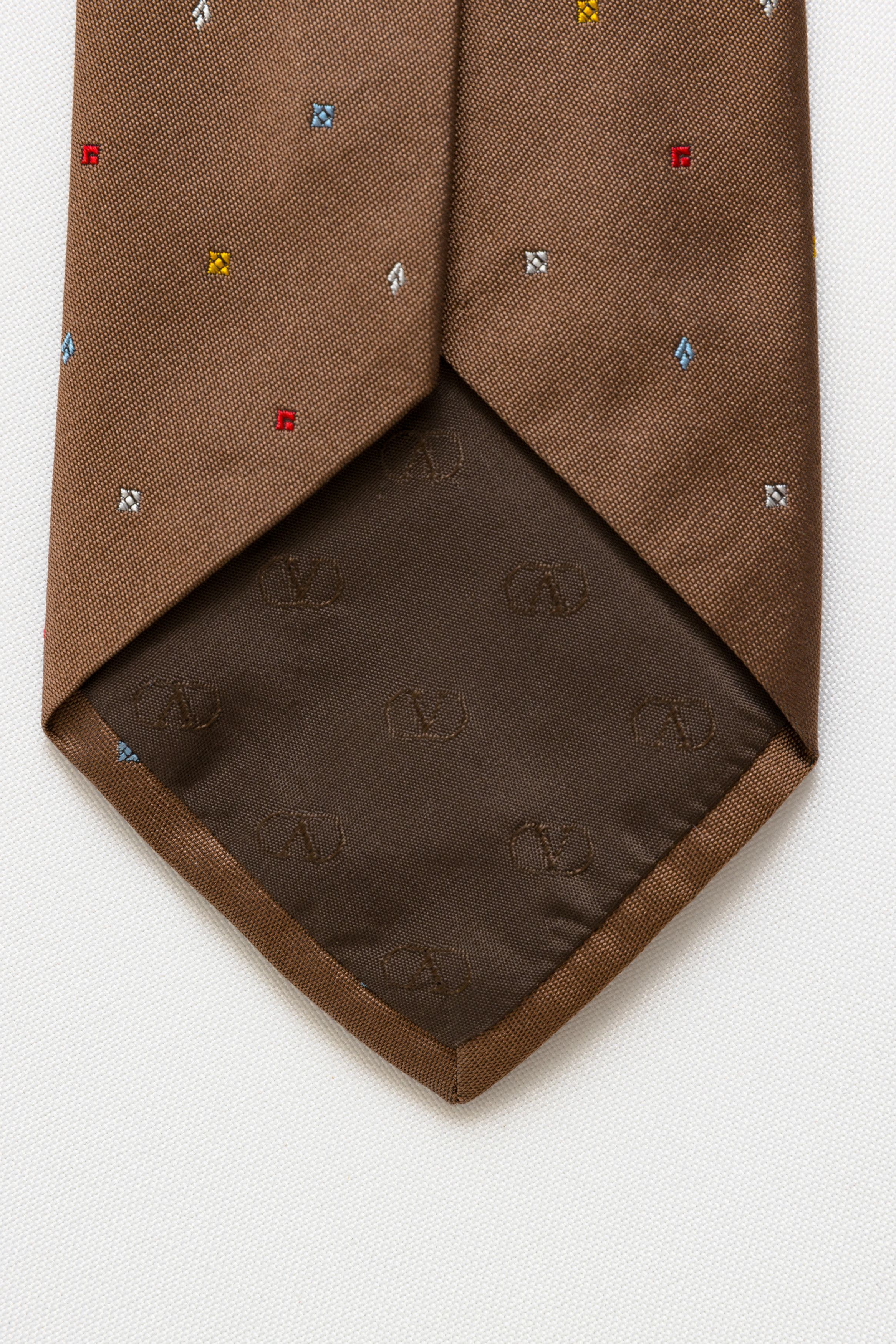 Valentino Valentino made in Italy Tie abstract Silk Nedcktie 031 Size ONE SIZE - 6 Thumbnail