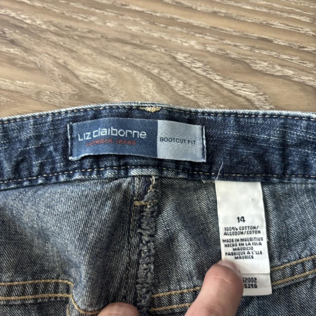 Vintage Crazy Vintage Y2K/2000s Baggy Dark Wash Bootcut Denim Jeans! 34x32 Size US 34 / EU 50 - 8 Thumbnail