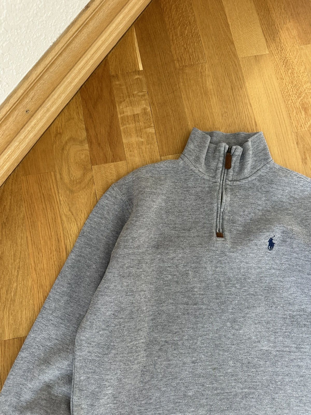 Polo Ralph Lauren Vintage Polo Ralph Lauren 1/3 Zip Sweatshirt Logo Gray Size US XS / EU 42 / 0 - 5 Thumbnail
